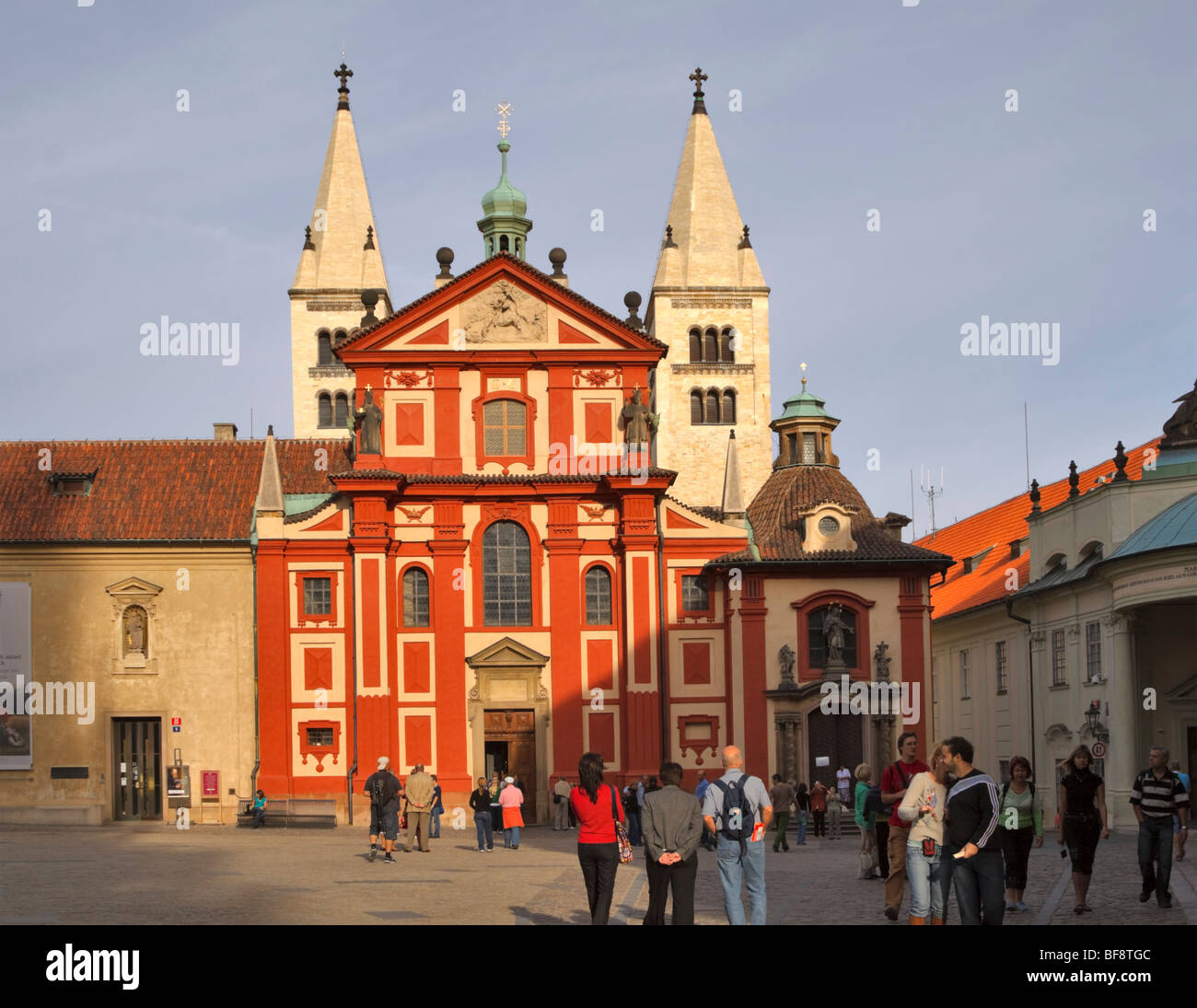 St.-Georgs Basilika, Prag, Tschechische Republik Stockfoto