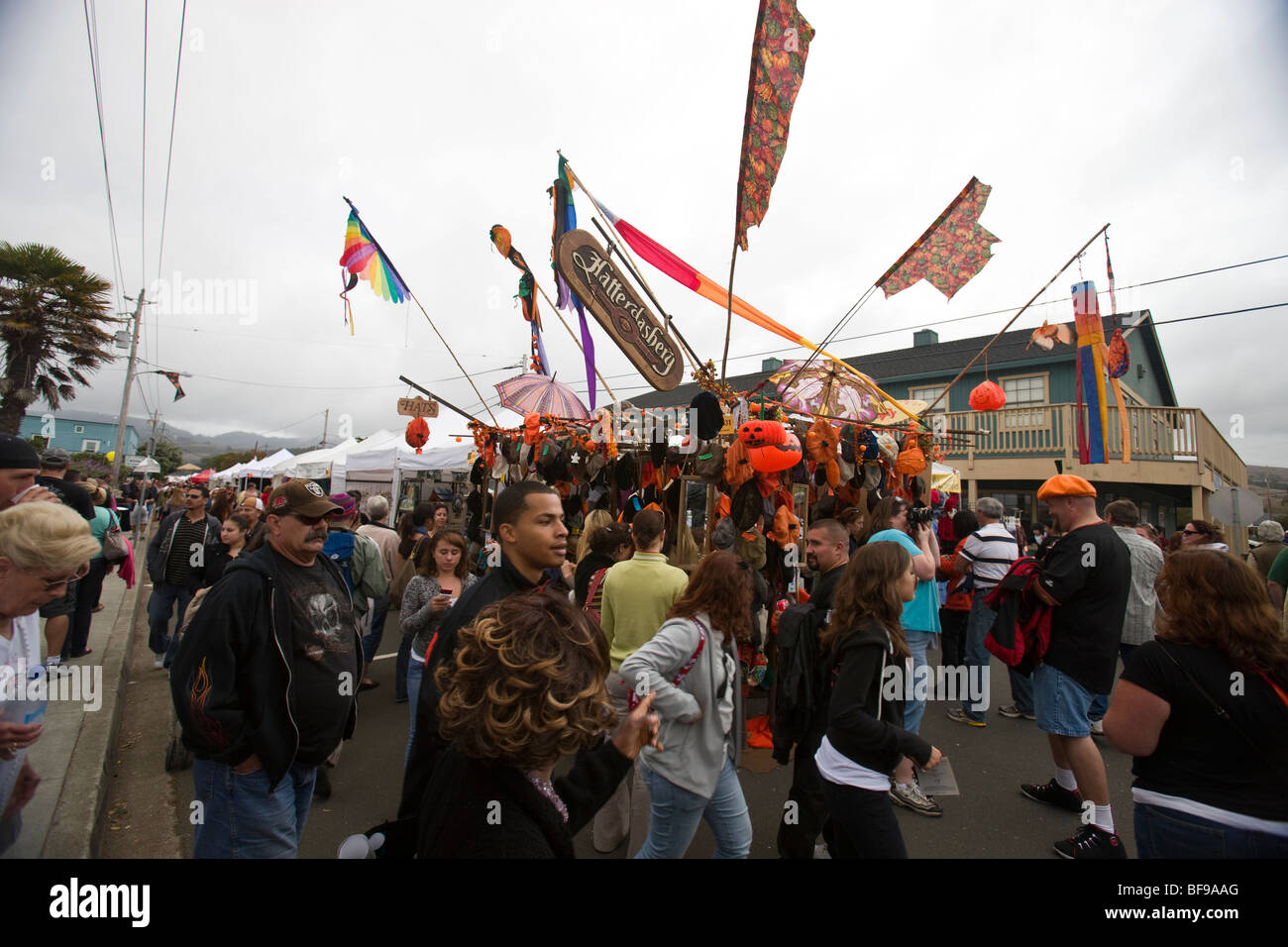 18. Oktober 2009; Half Moon Bay, Kalifornien; Die 2009 Half Moon Bay Kunst und Kürbisfest. Stockfoto