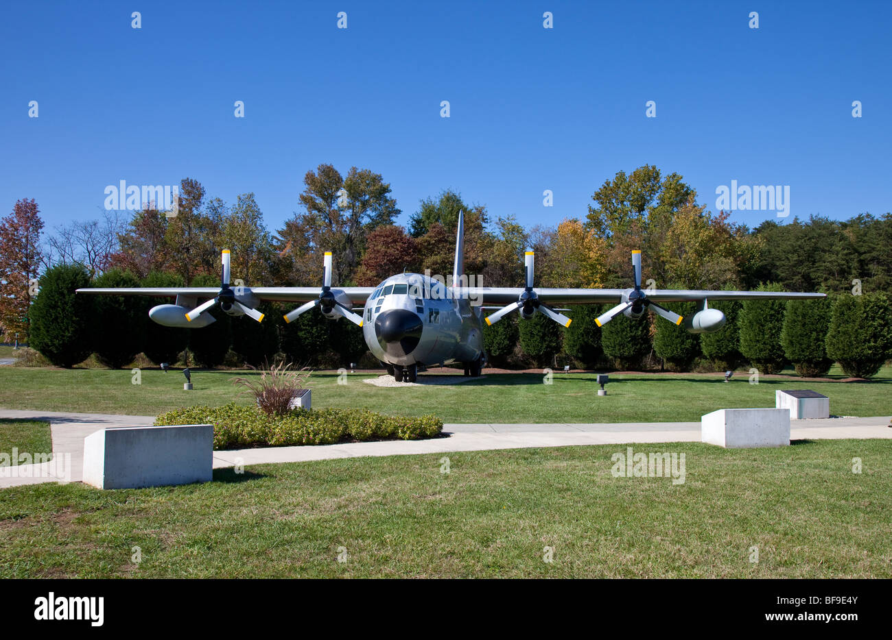 National Cryptologic Museum von NSA Maryland Flugzeug statische Anzeige laufen Stockfoto