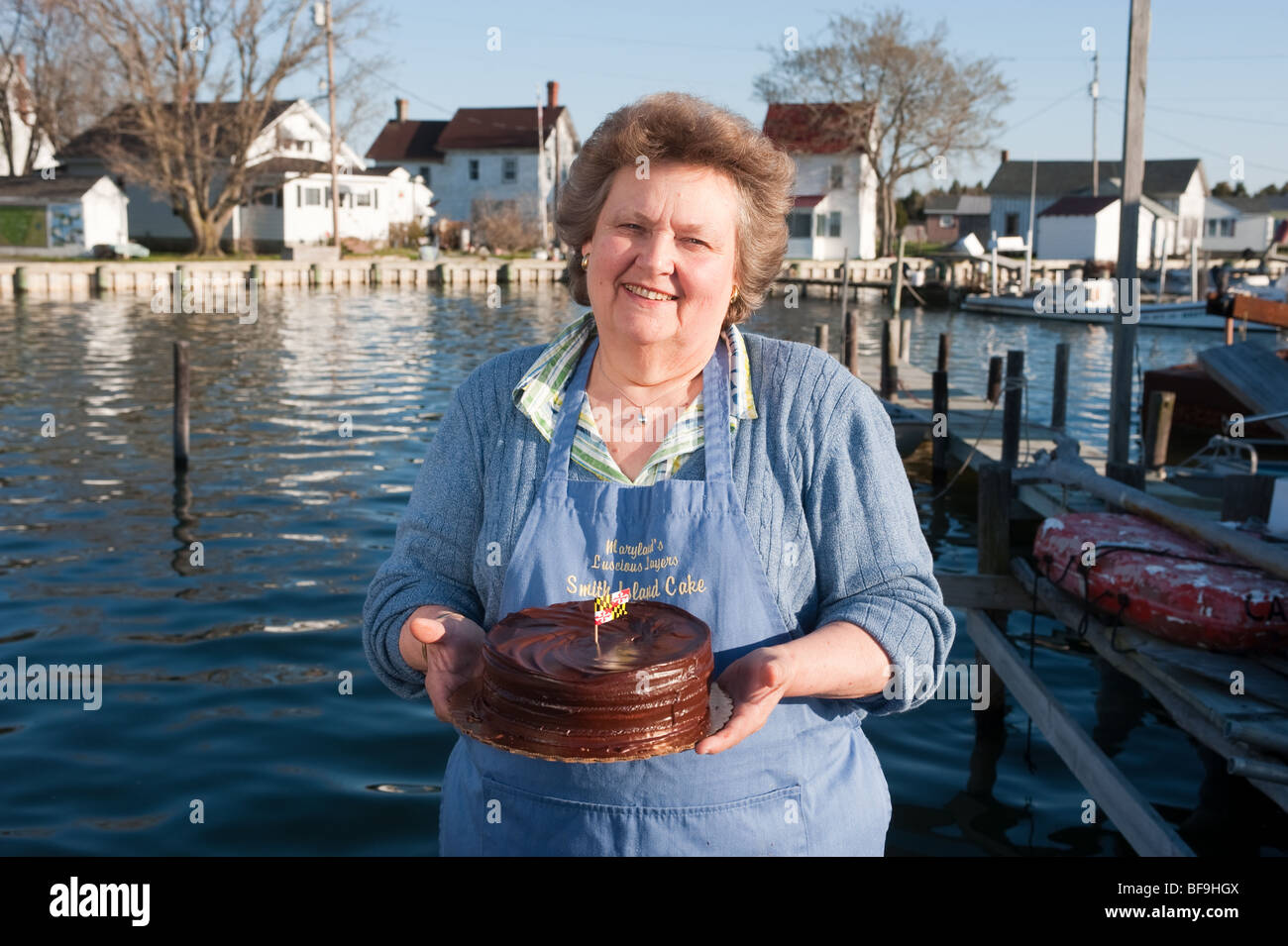 Smith Island Kuchen von Mary Ada Marshall, Tylerton Maryland  Stockfotografie - Alamy