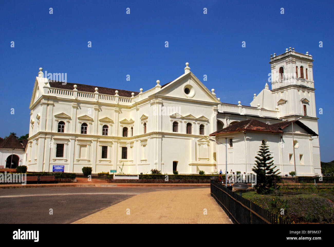 Die Sé Catedral de Santa Catarina, Old Goa, Goa, Indien Stockfoto