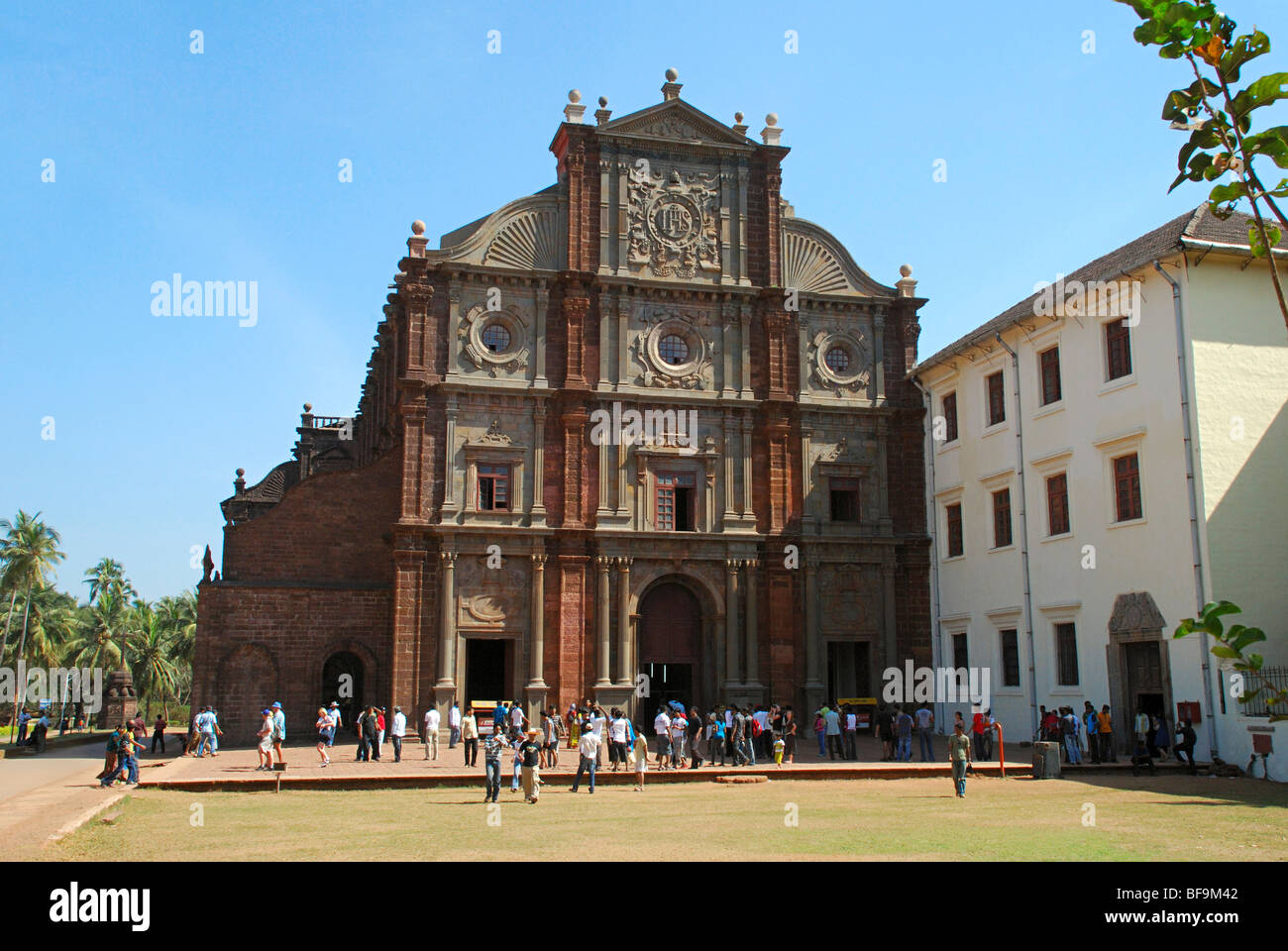 Die Basilica von Bom Jesus, Old Goa, Goa, Indien Stockfoto