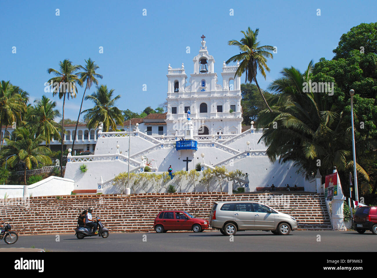 Mary Immaculate Conception Church, Panaji, Goa Stockfoto