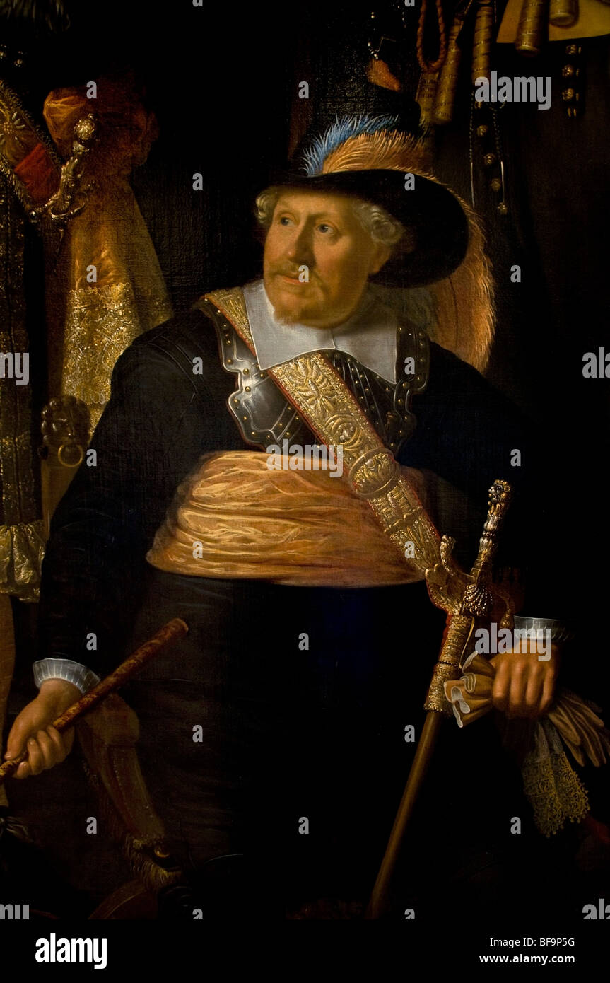 Museum Hoorn Niederlande Holland VOC goldene Zeitalter Schutters Soldaten von der Schützengilde Stockfoto