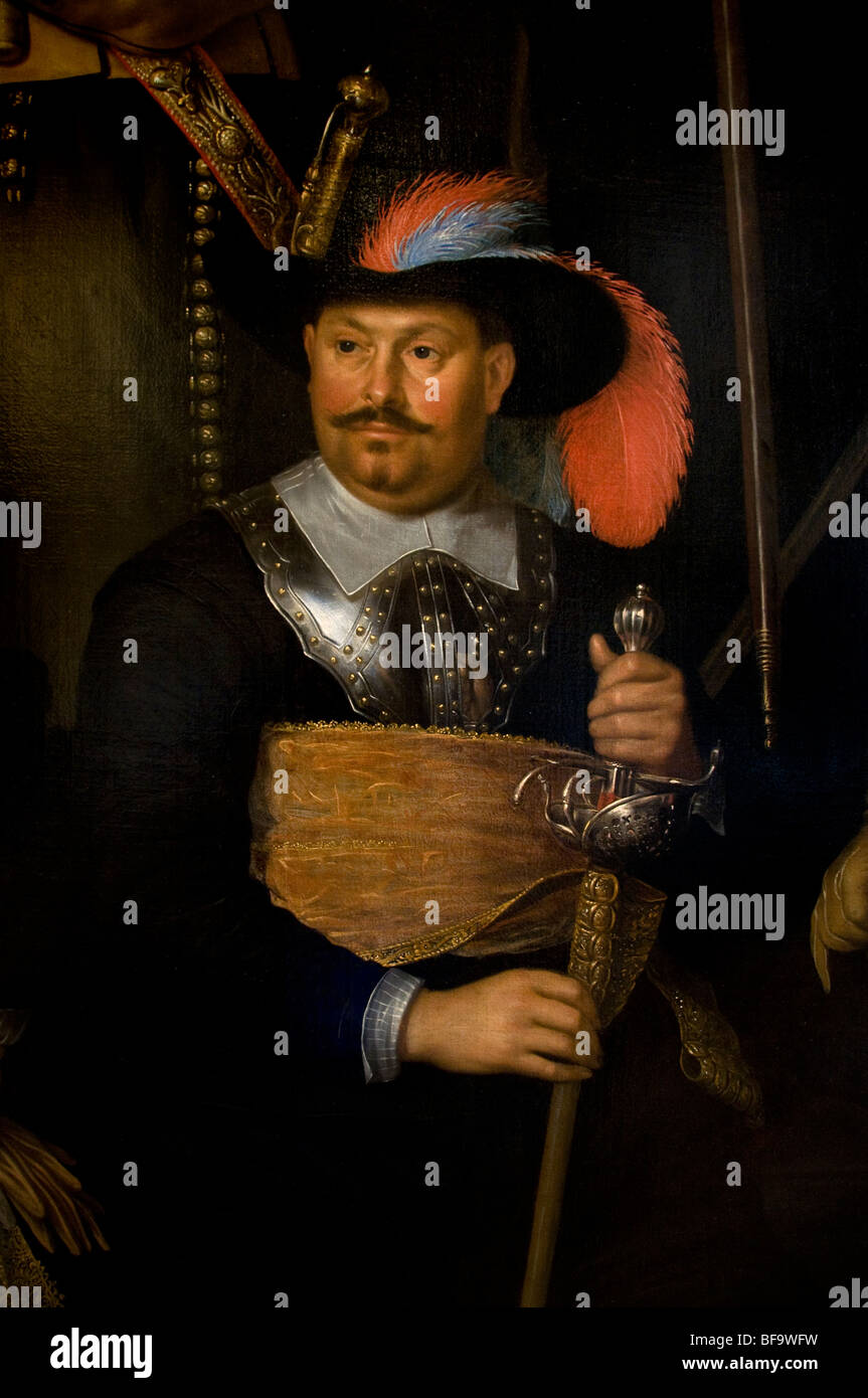 Museum Hoorn Niederlande Holland VOC goldene Zeitalter Schutters Soldaten von der Schützengilde Stockfoto