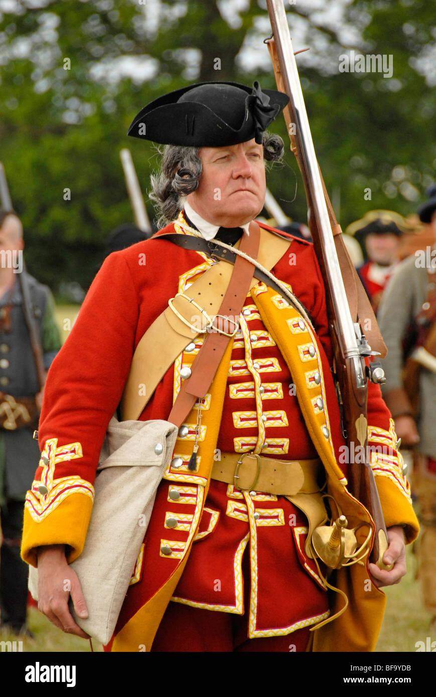 Unglücklich Soldat Stockfoto