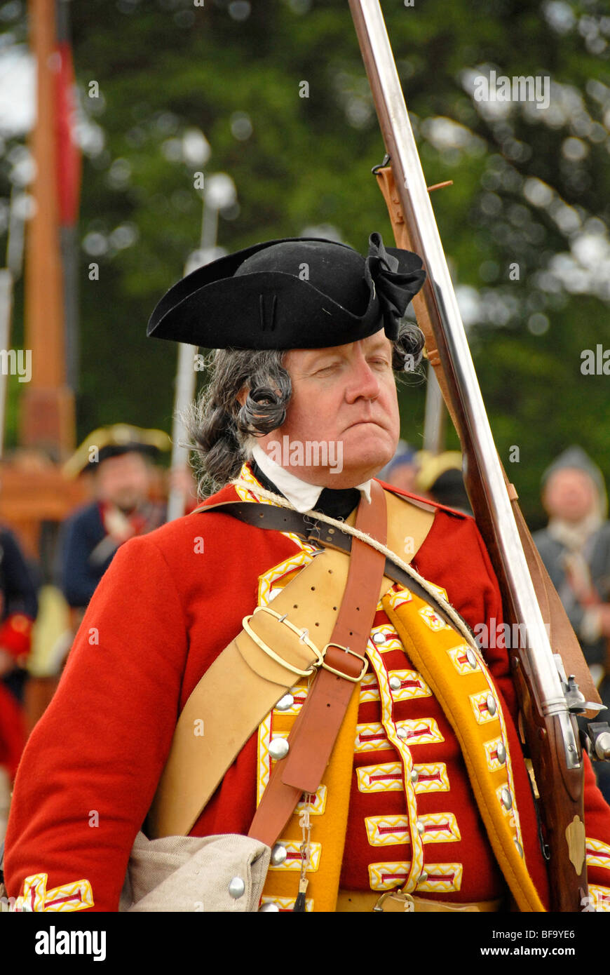 Unglücklich Soldat Stockfoto
