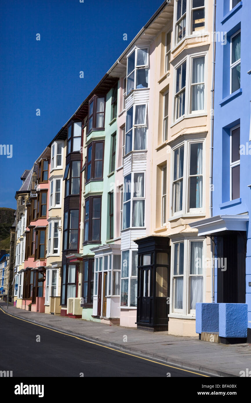 Marine Terrace Aberystwyth Ceredigion Wales Stockfoto