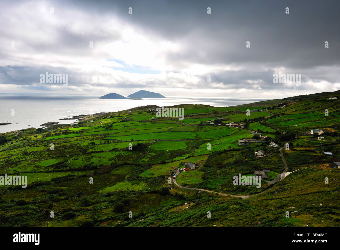 Iveragh-Halbinsel am Ring Of Kerry, Irland Stockfoto