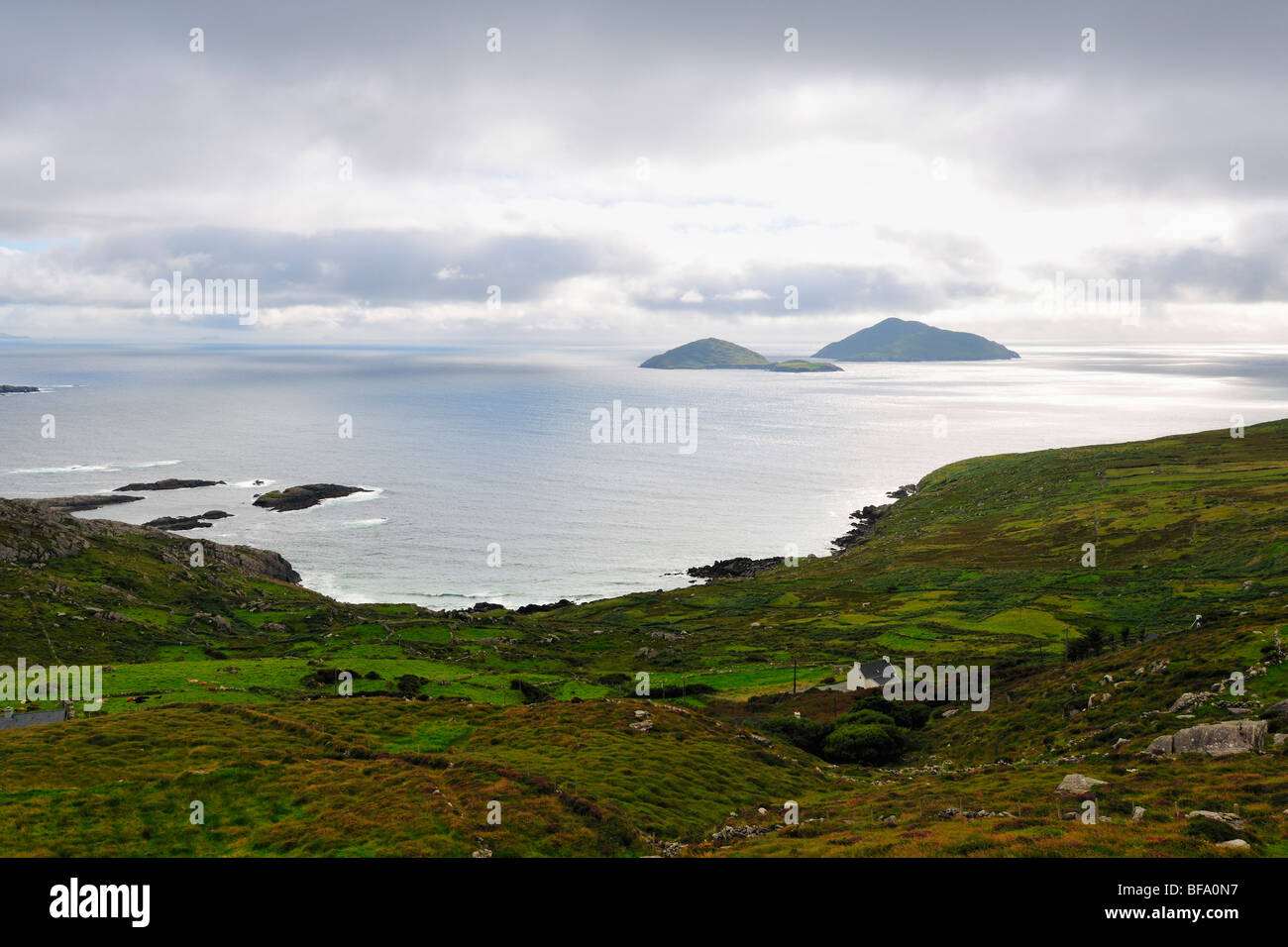 Iveragh-Halbinsel am Ring Of Kerry, Irland Stockfoto