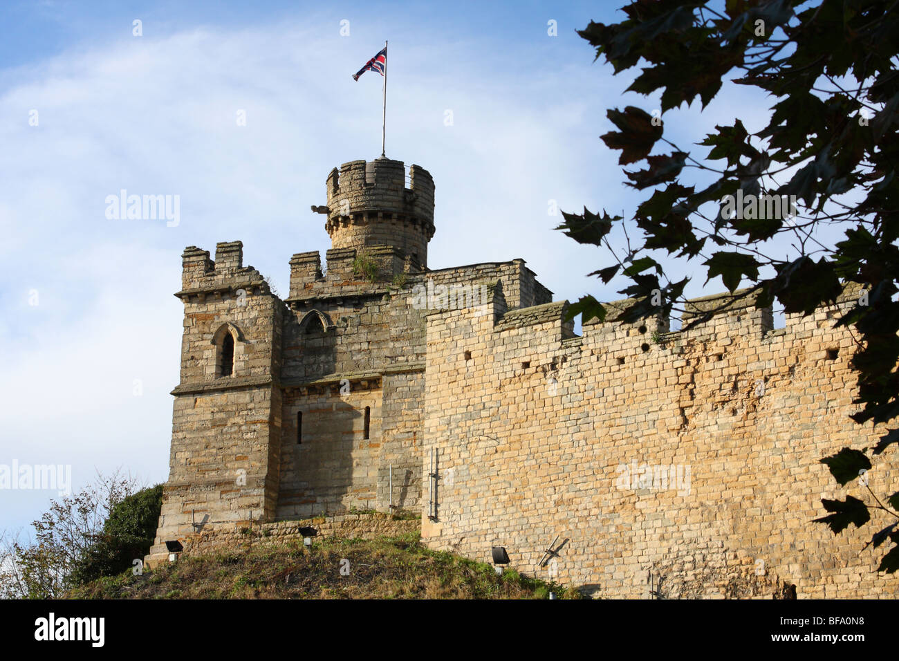 Lincoln Castle, Lincoln, Lincolnshire, England, Großbritannien Stockfoto