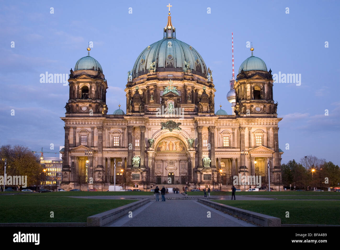 Berliner Dom und Lustgarten, Berlin, Deutschland Stockfoto