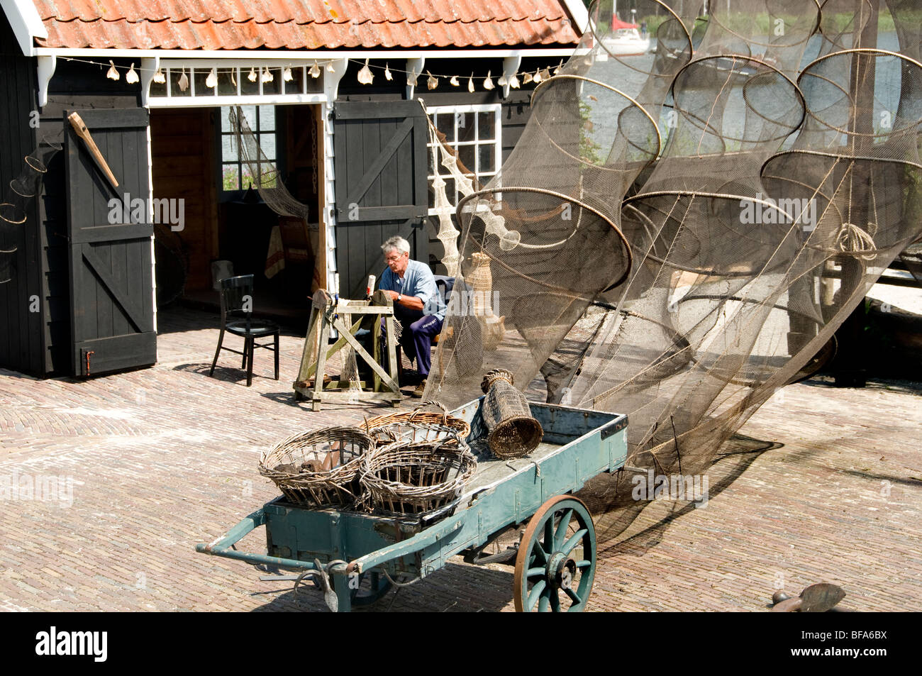 Zuiderzee Museum, Enkhuizen, Erhaltung des kulturellen Erbes - maritime Geschichte aus der alten Zuiderzee Region. Ijsselmeer, Niederlande Holland, Stockfoto