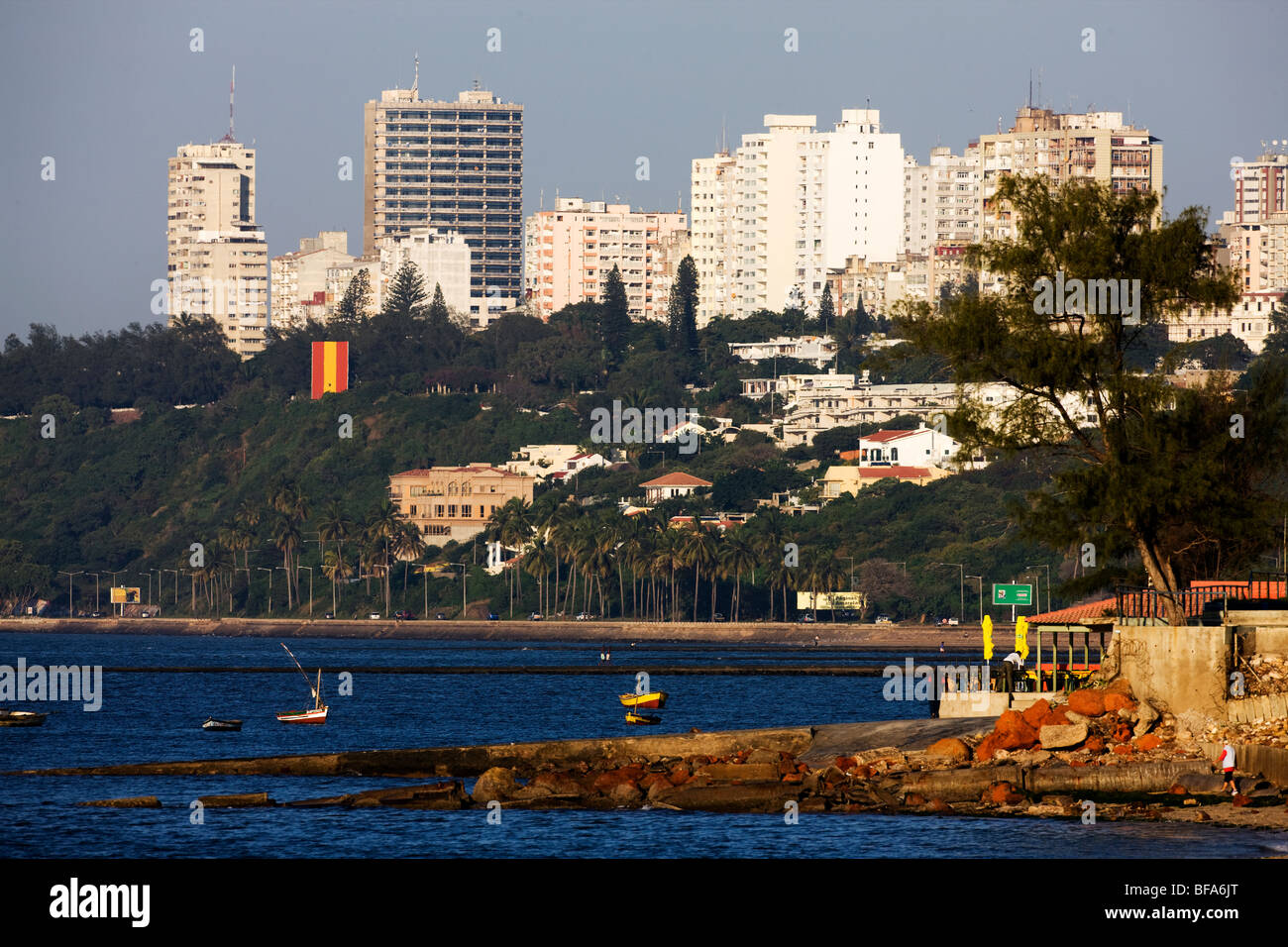 Maputo-Stadt Stockfoto