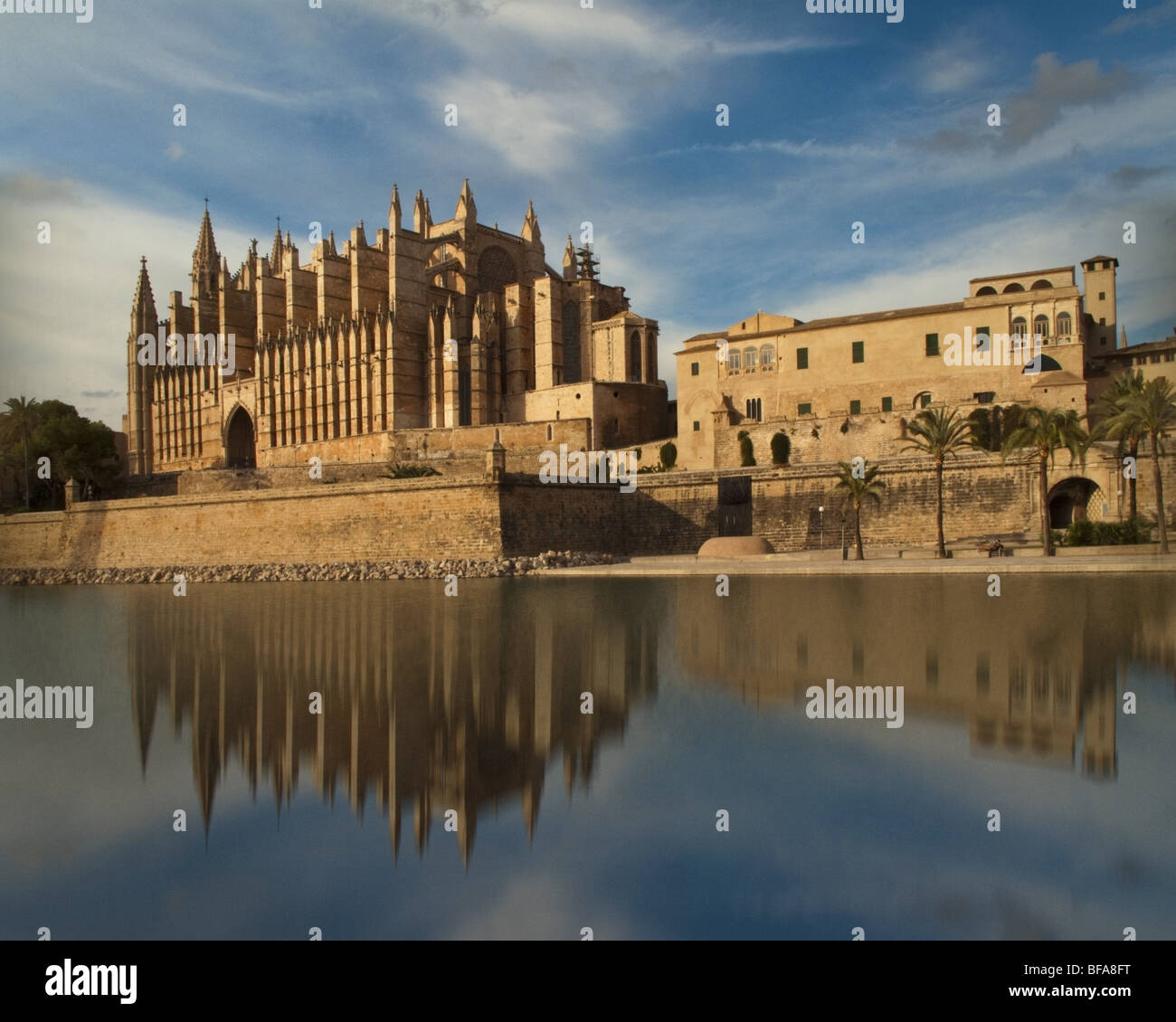 ES - MALLORCA: La Seu Kathedrale in Palma De Mallorca Stockfoto