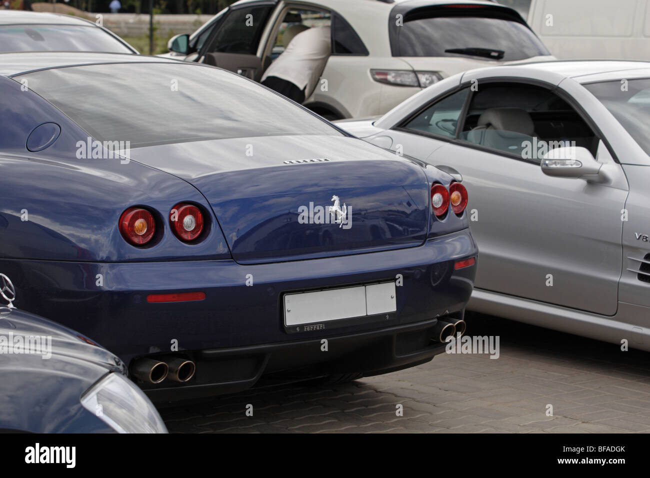 Ferrari-Auto Stockfoto