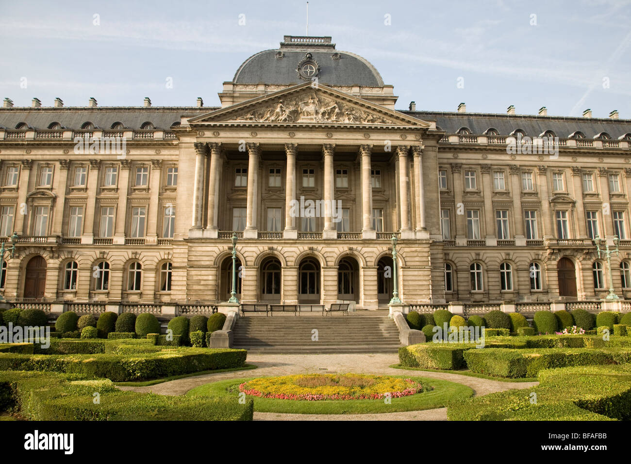 Palais Royal Palace, Brüssel; Belgien Stockfoto