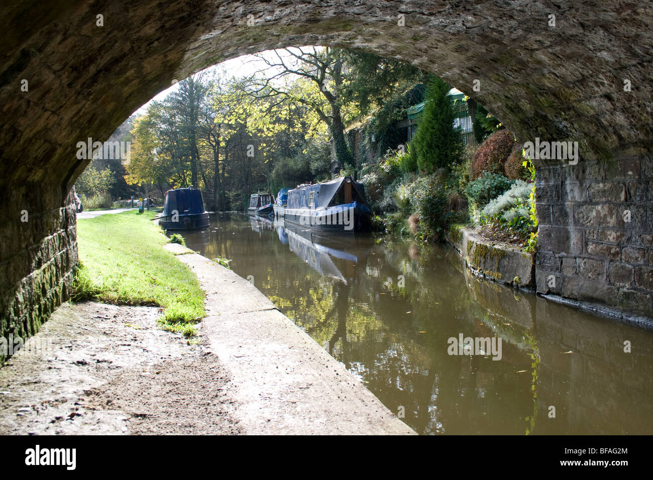 Cauldon Kanal, Cheddleton, Staffordshire Stockfoto