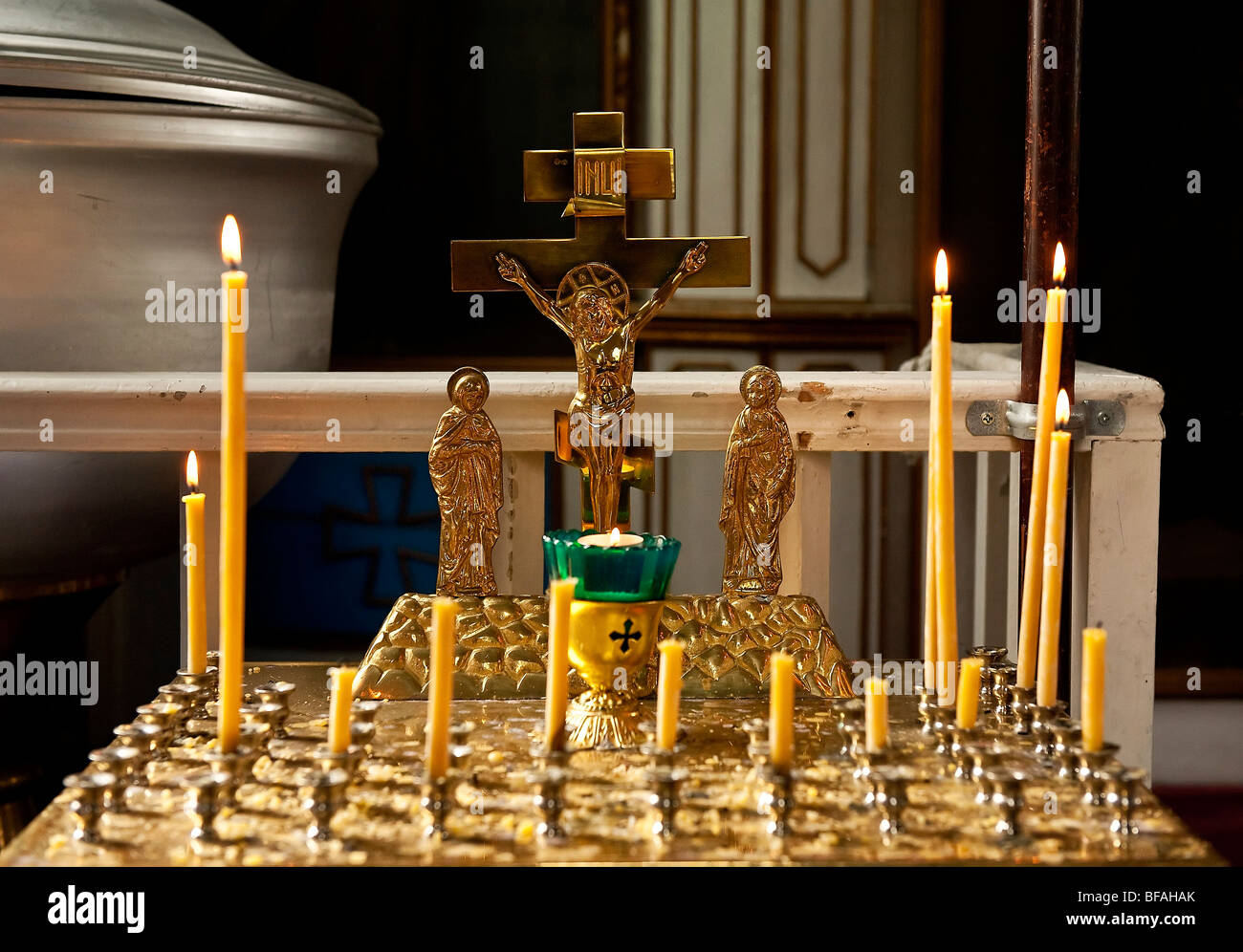 St Nicholas Russian Orthodox Church, Juneau, Alaska, USA Stockfoto