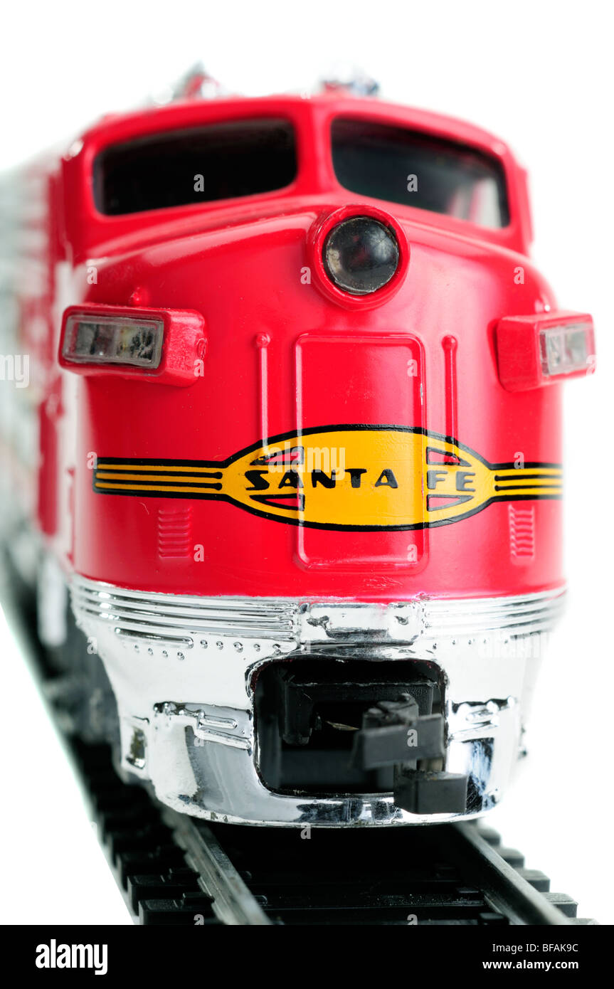 Scale Modell Vorortbahn Stockfoto