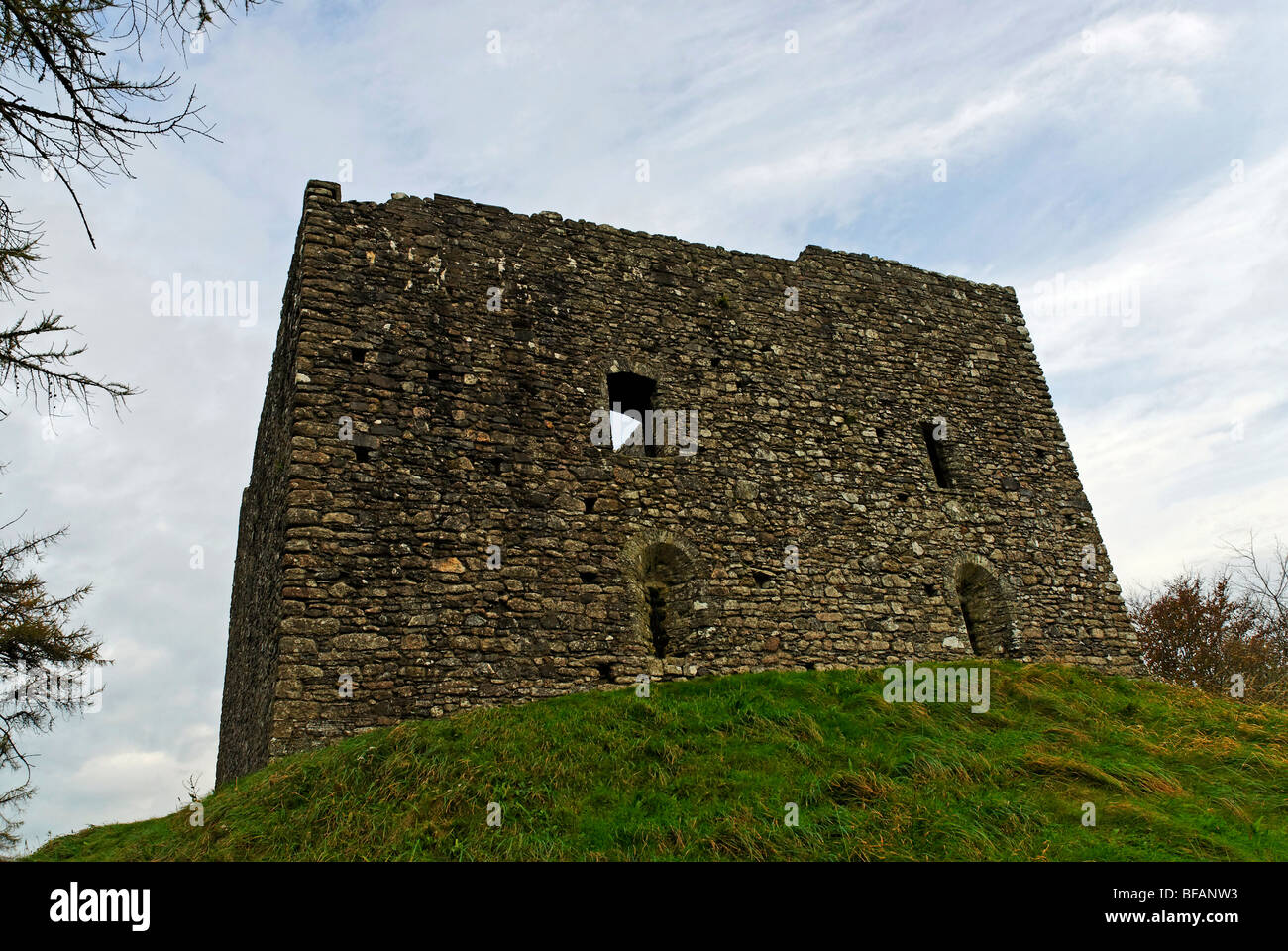 Lydford Schloß, Dartmoor, Devon, UK Stockfoto