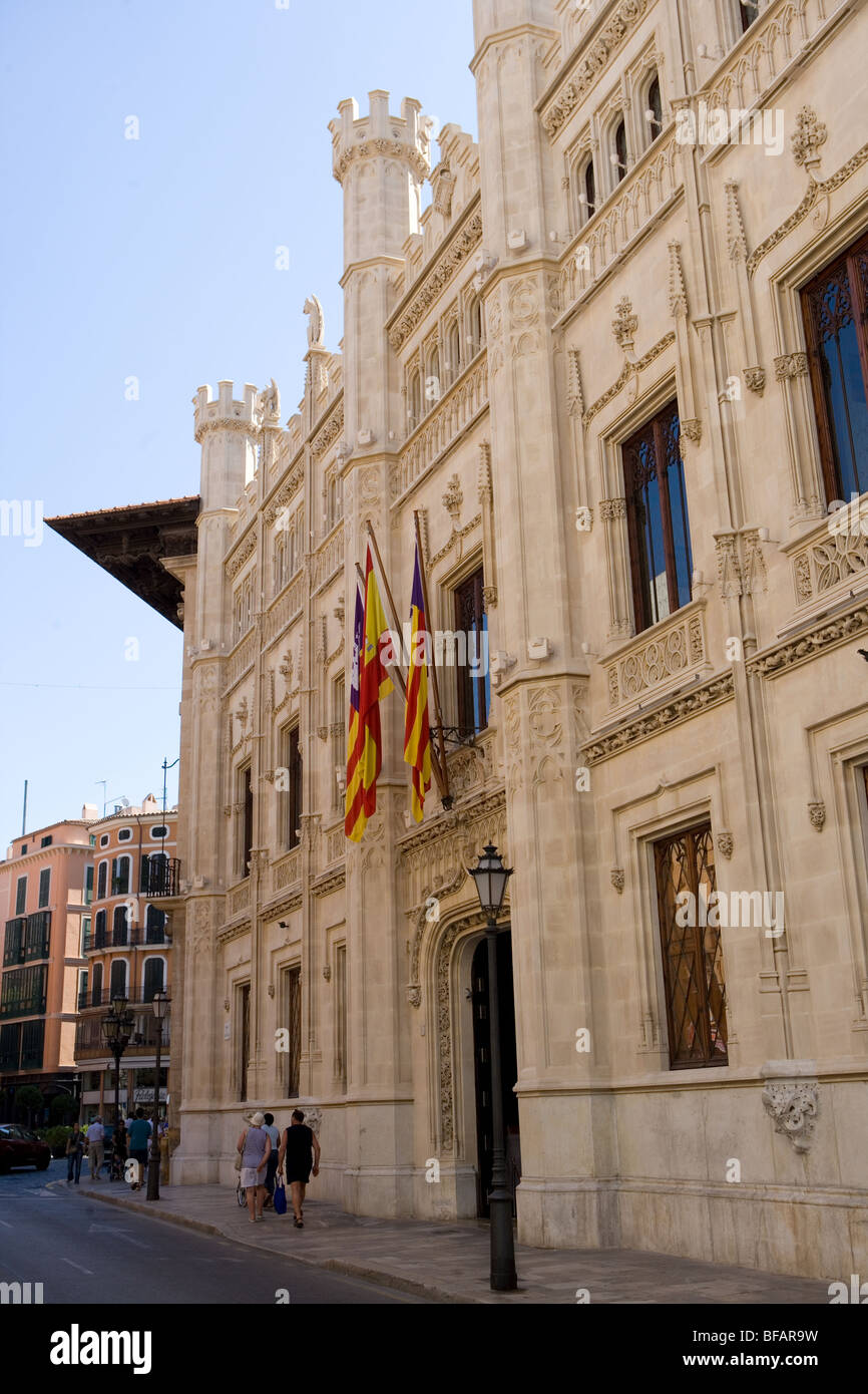 Consell Illes Balears in Palma De Mallorca, Spanien Stockfoto