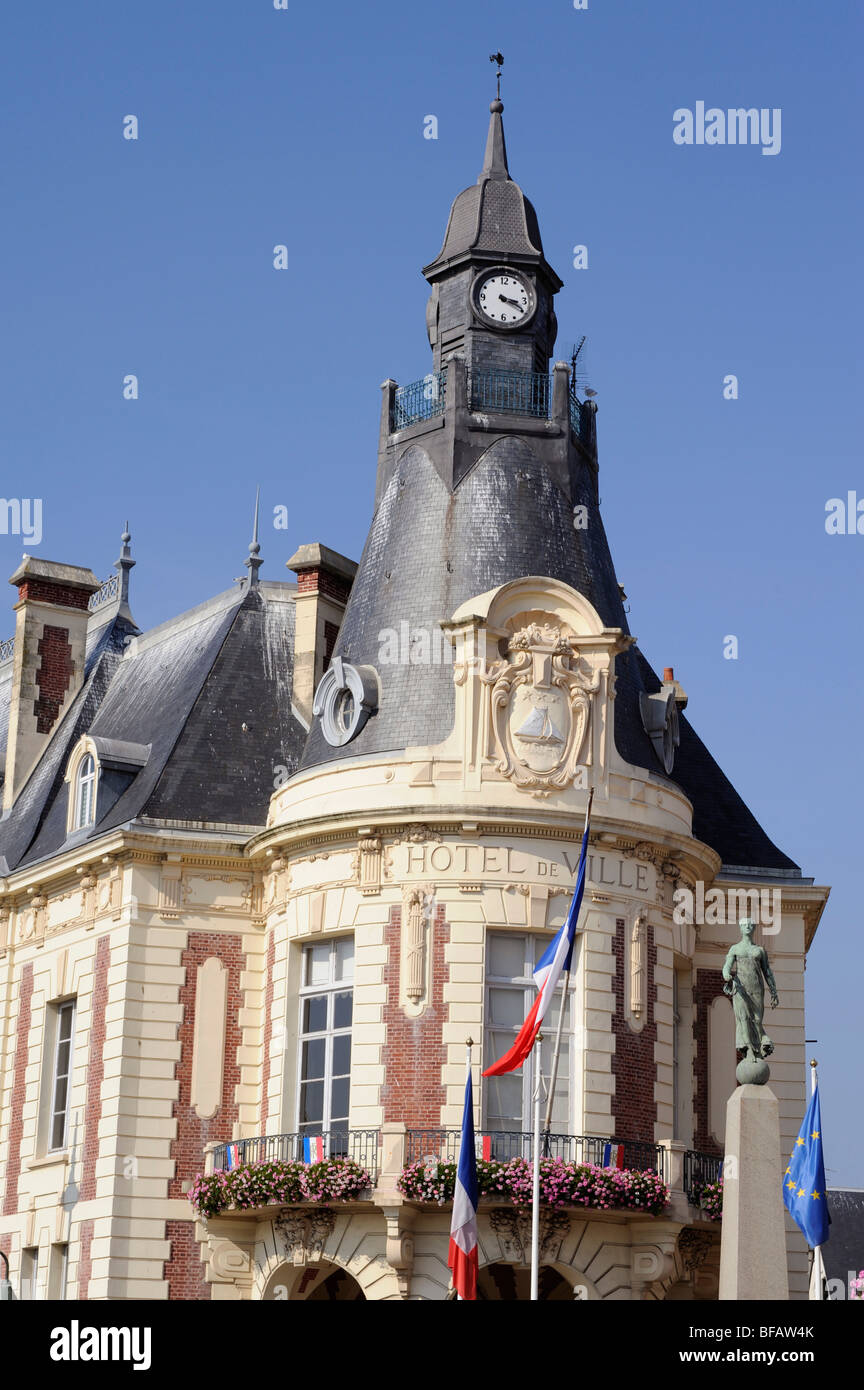 Trouville Rathaus, Calvados, Normandie, Frankreich Stockfoto