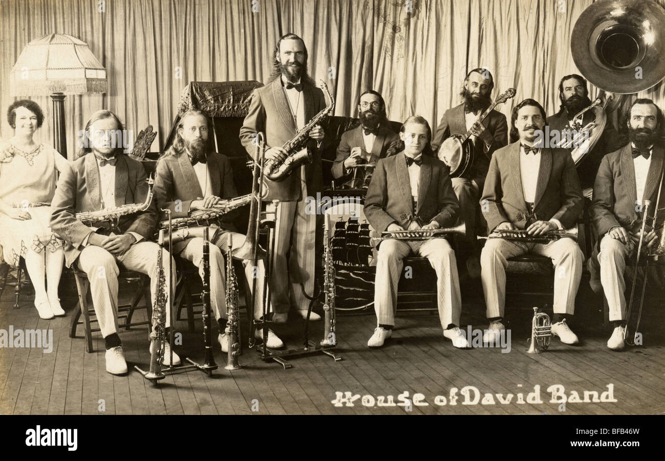 Haus von David Jazzband Stockfoto