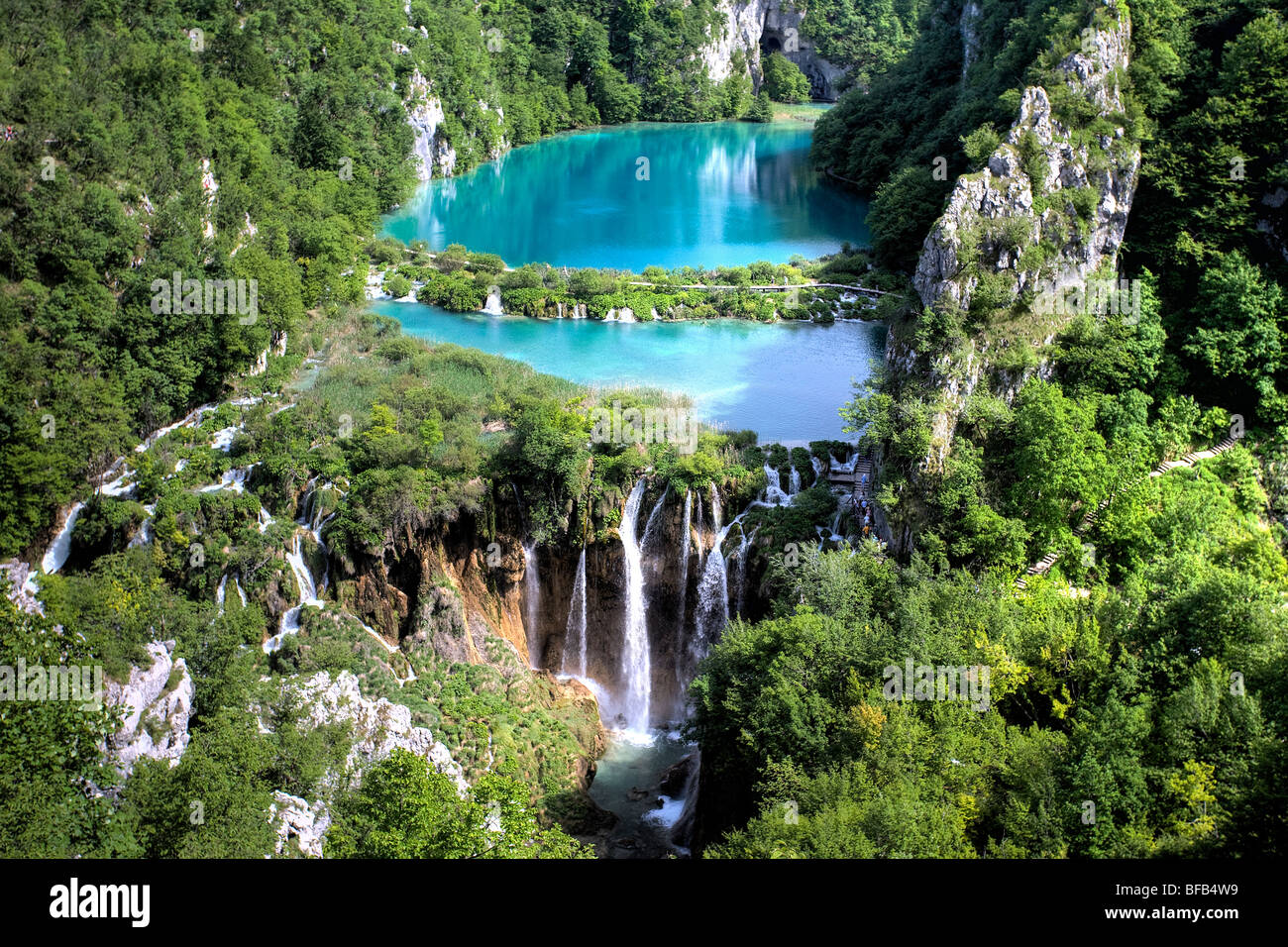 Nationalpark Plitvicer Seen, Kroatien Stockfoto