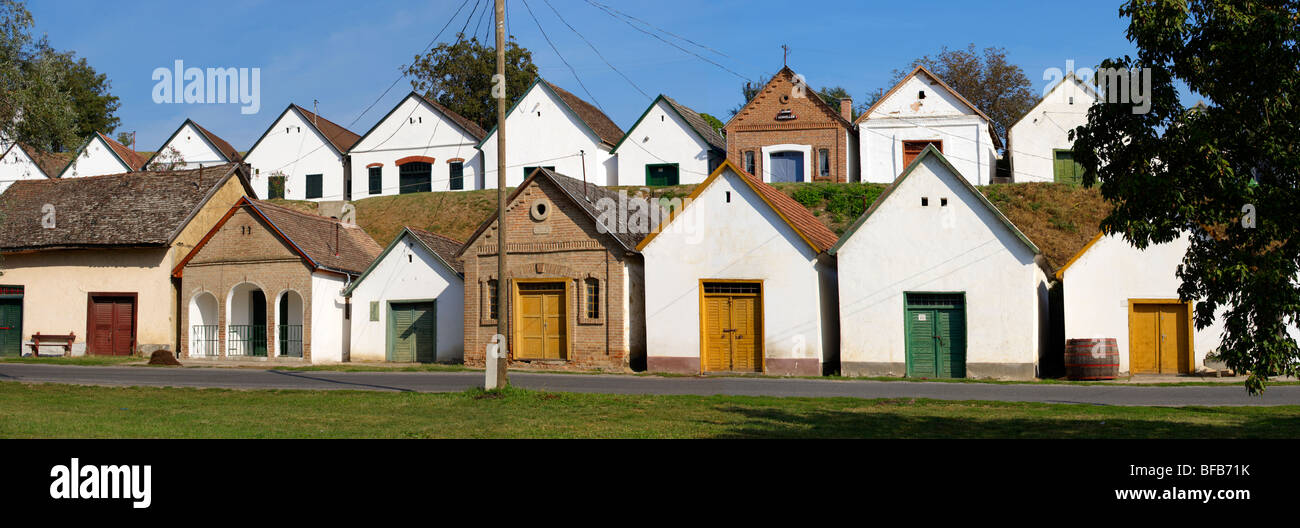 Villanykovesd Weinkeller (Vill Nyk Vesd Pince), Villany (Vill ny) Ungarn. Stockfoto