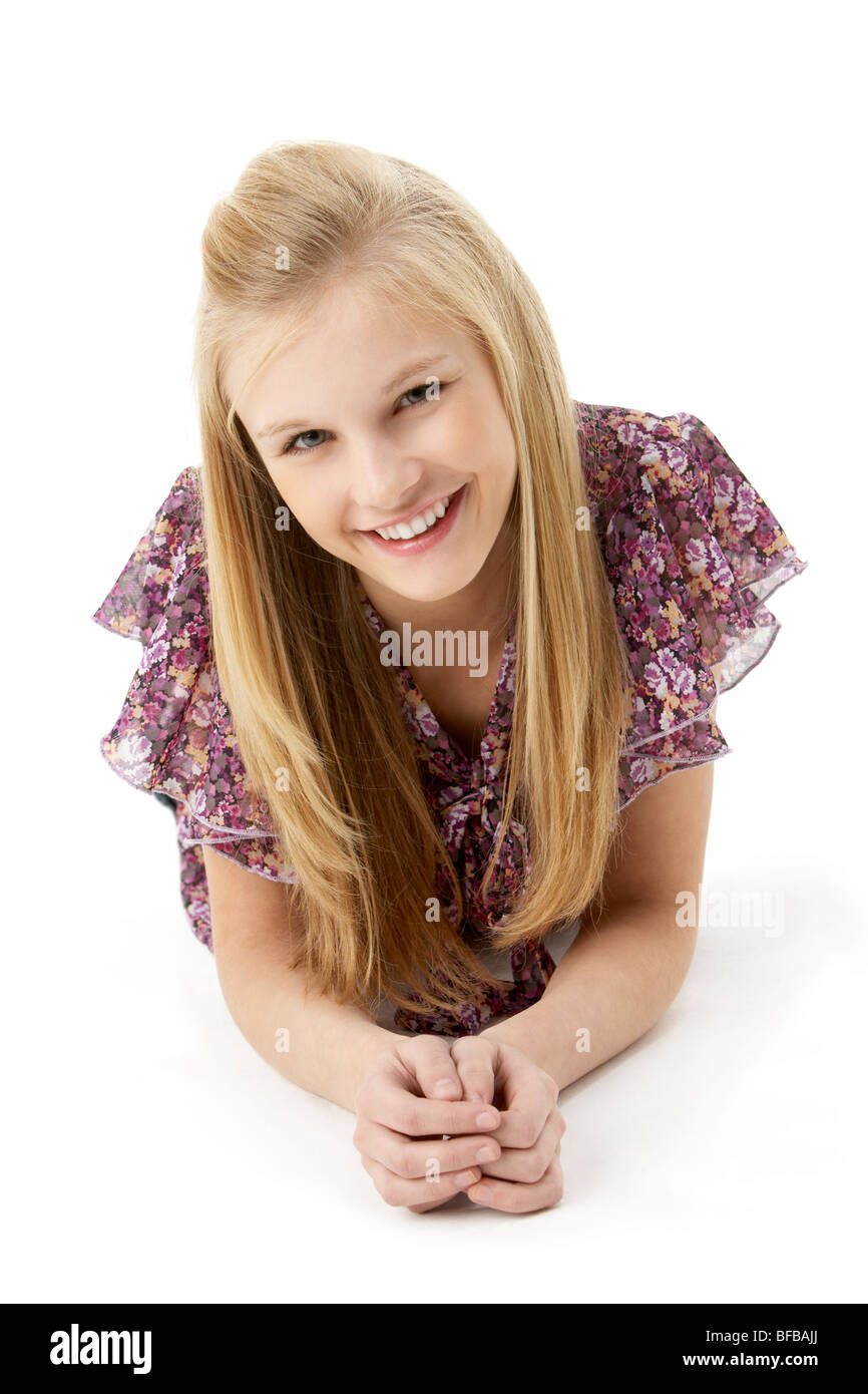 Mädchen teen nahaufnahme gesicht Ausgeschnittene Stockfotos und -bilder ...