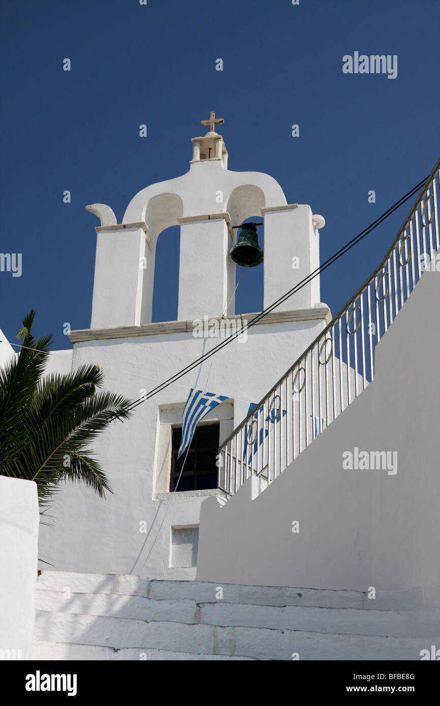 Einige architektonische Details von Kirchen auf der Insel Naxos, Griechenland. Stockfoto