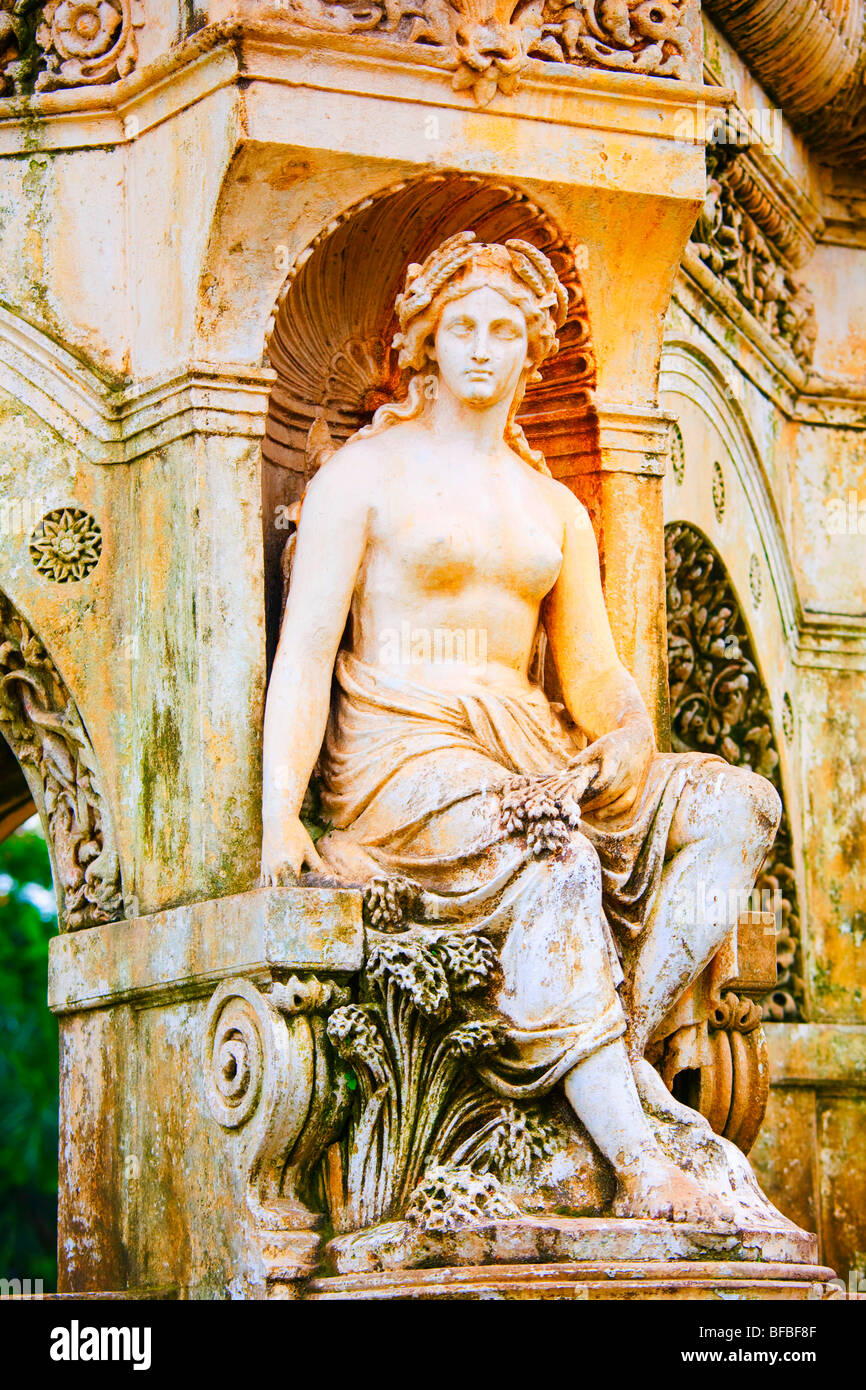 Flora-Brunnen, Mumbai, Indien Stockfoto