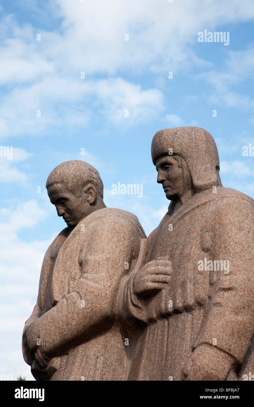 Detail des Kriegsdenkmals für die im finnischen Winterkrieg und im