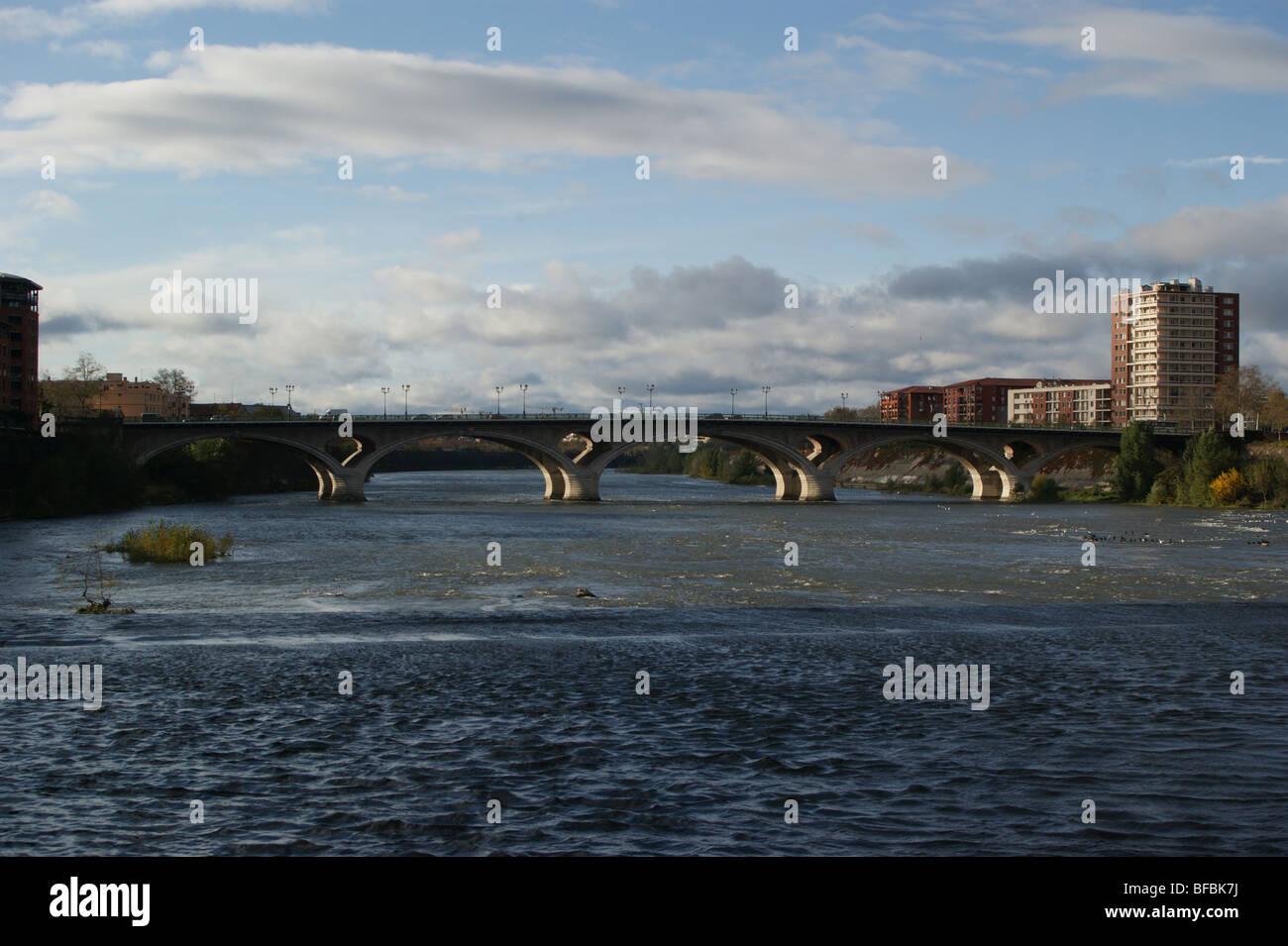 Pont des Catalans von Paul Séjourné, 1908, Toulouse, Haute-Garonne, Midi - Pyréneés, Occitanie, Frankreich Stockfoto