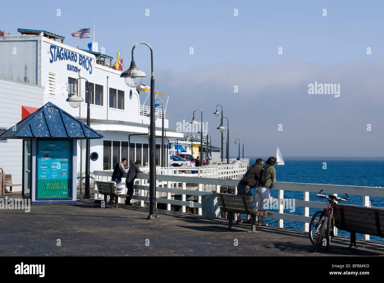 Santa Cruz Wharf, Santa Cruz, Kalifornien, USA. Stockfoto