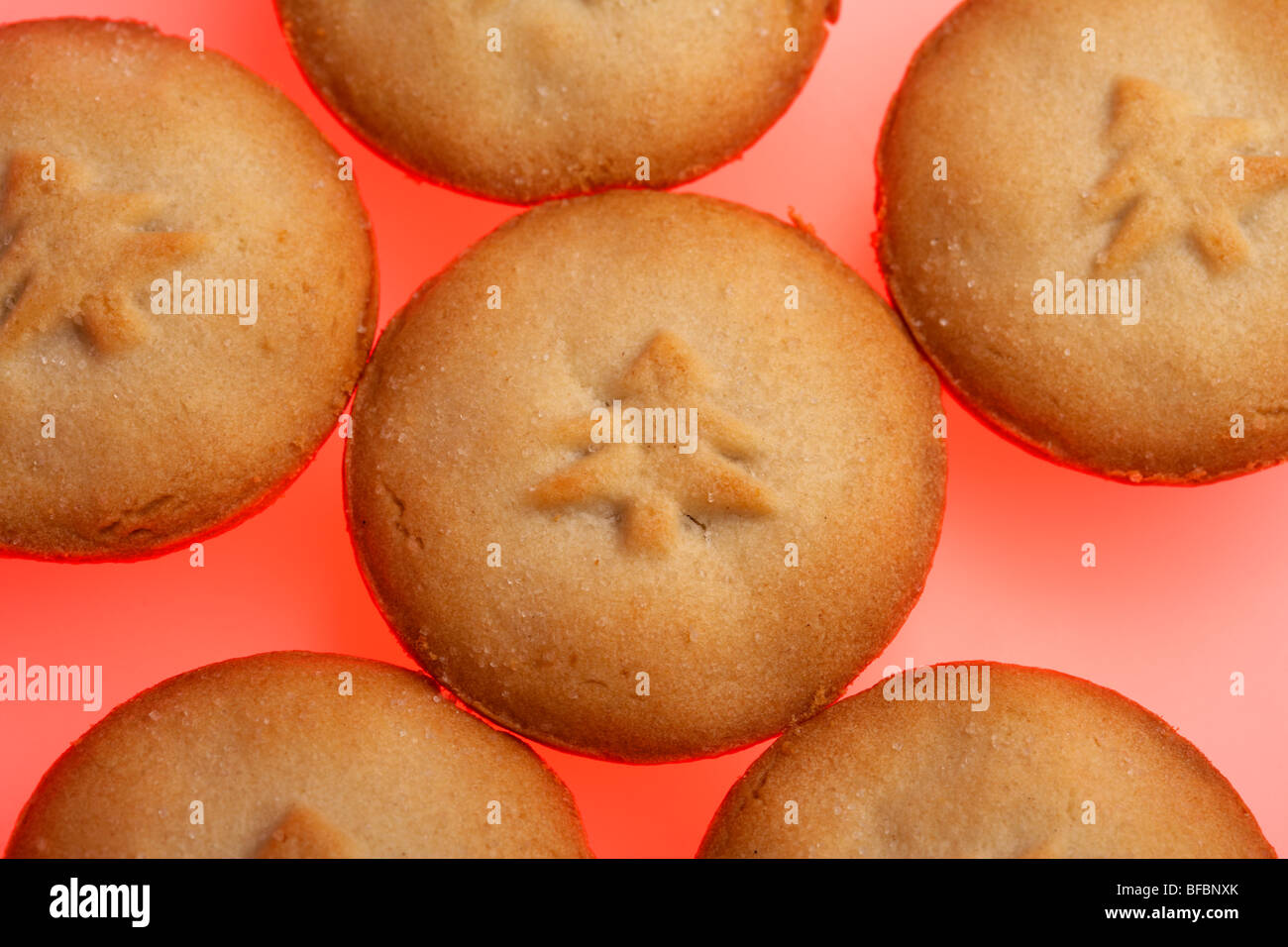 Mince pies Stockfoto