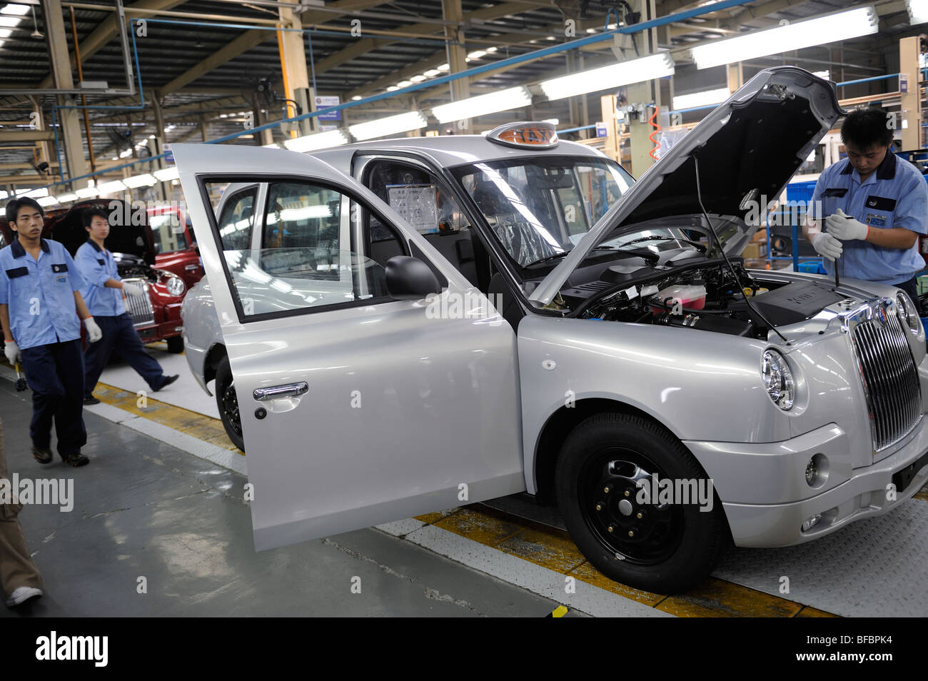 Fabrik der Komponenten Co., Ltd. Shanghai-LTI Automobile. 29. Oktober 2009 Stockfoto