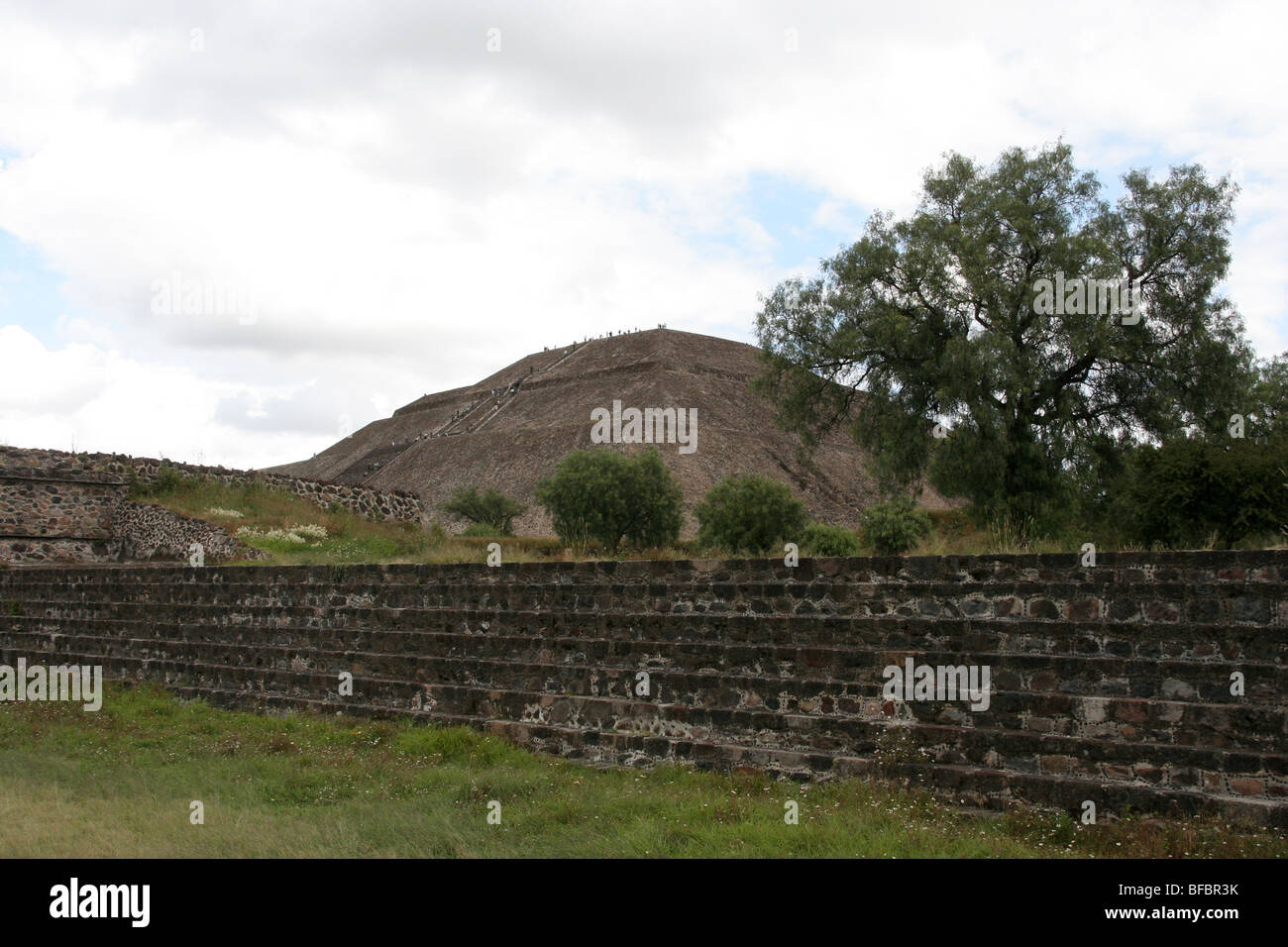 Teotihuacan, archäologische Zone von Mexiko. Stockfoto