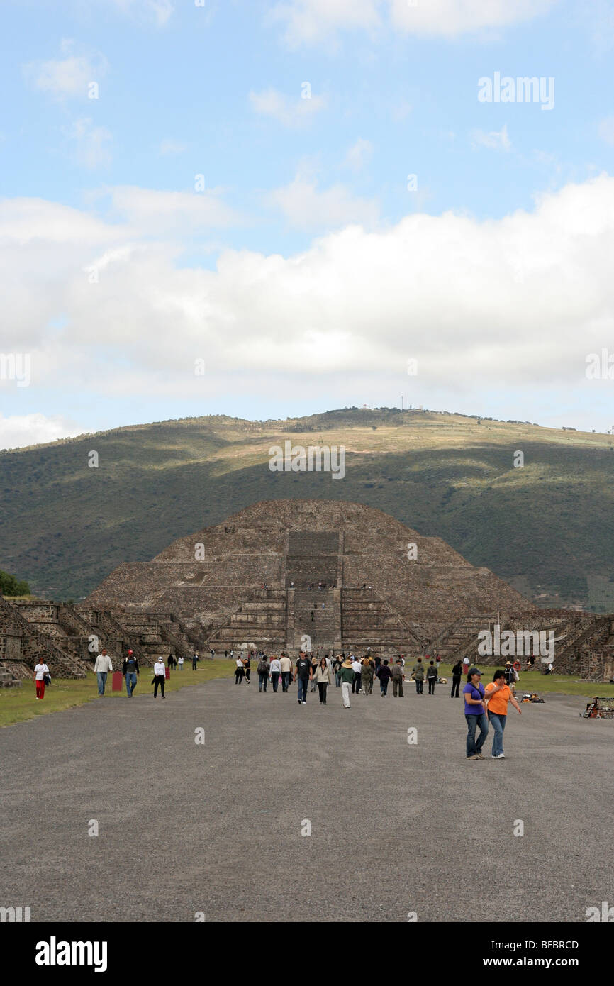 Archäologische Zone von Teotihuacan in Mexiko. Stockfoto