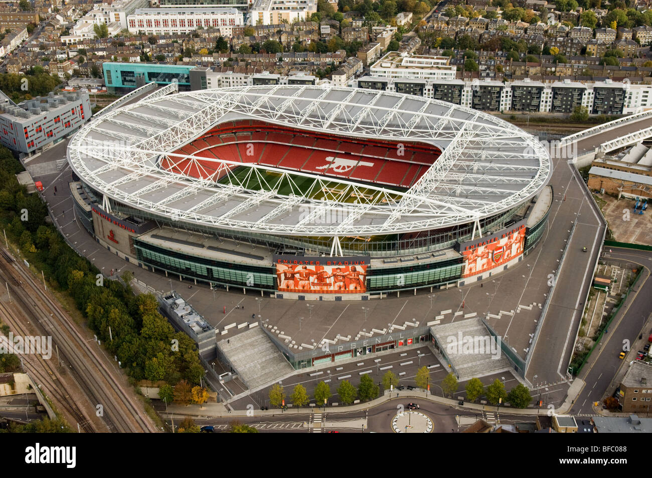 Die Emirates Fußball Stadion London beheimatet den Arsenal Football Club  Stockfotografie - Alamy