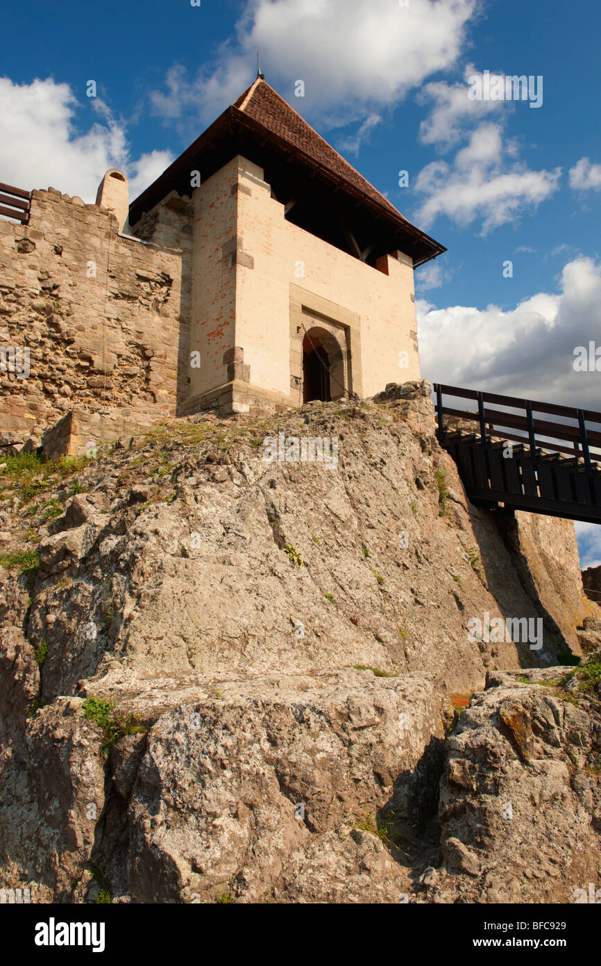 Visegrad-das Schloss im Himmel (Visegr di V R - Fellegv R], Ungarn Stockfoto