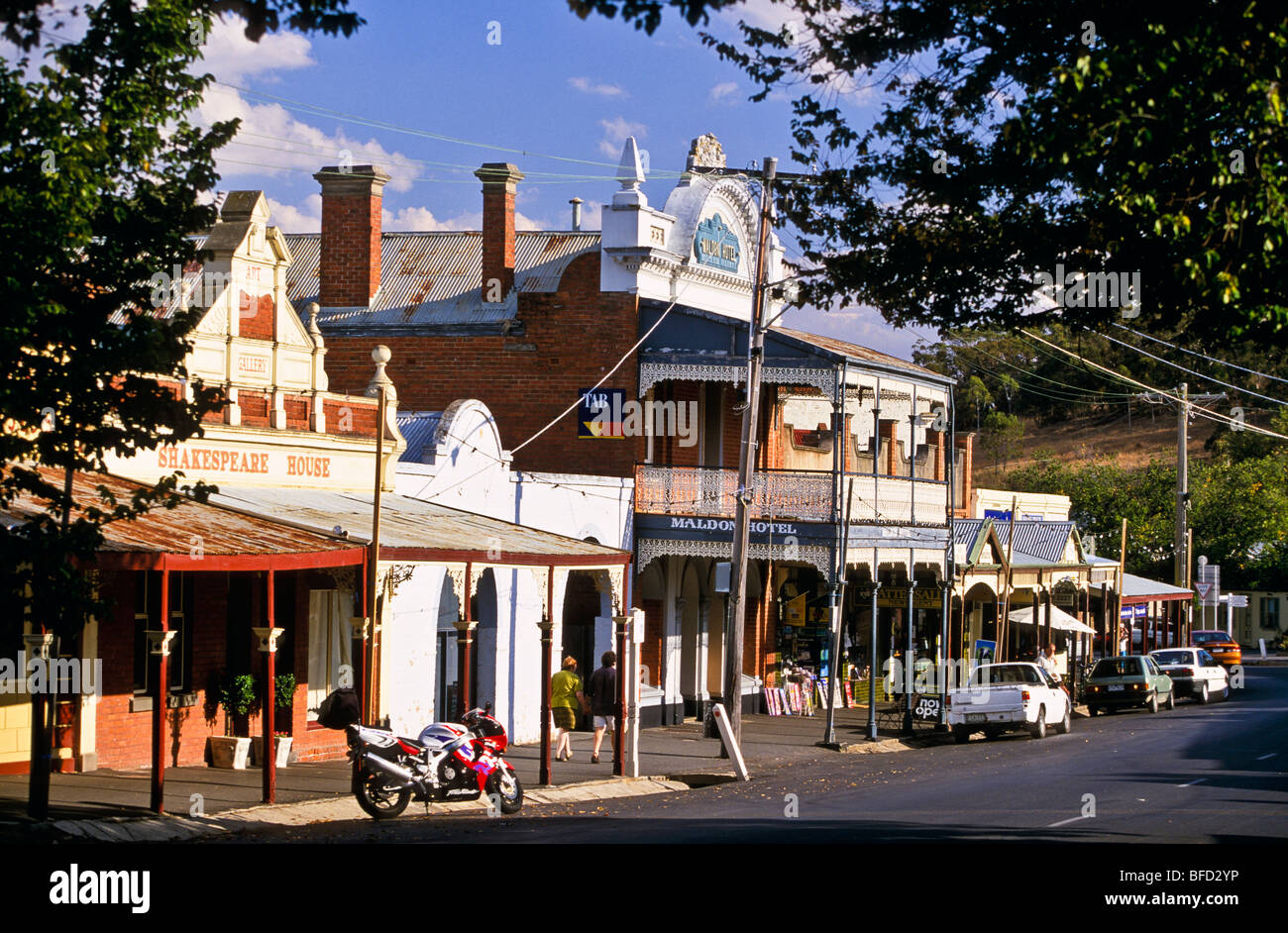 Land, Stadt, Victoria Australien Stockfoto