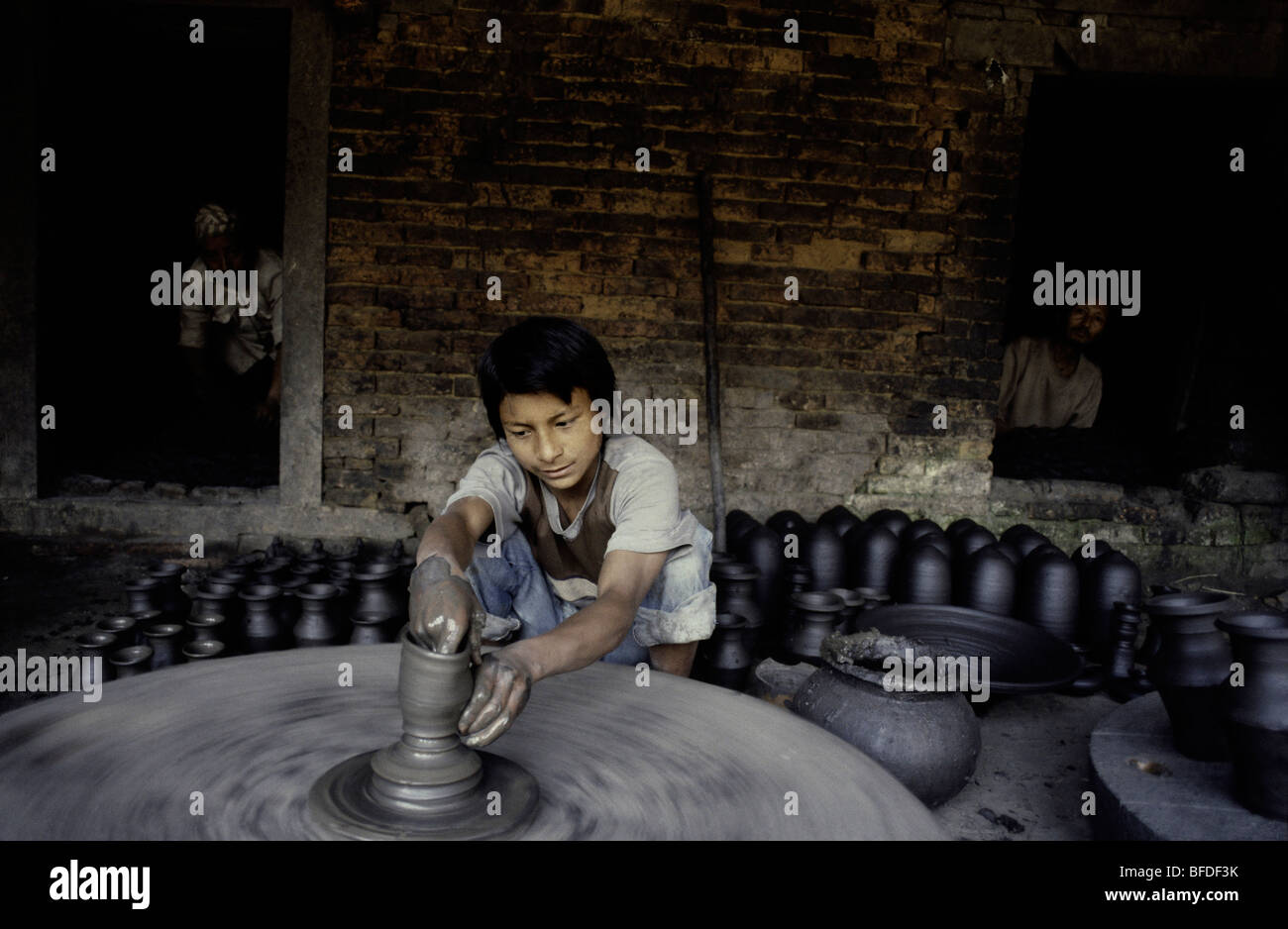 Kumale-Keramik Durbar Stockfoto