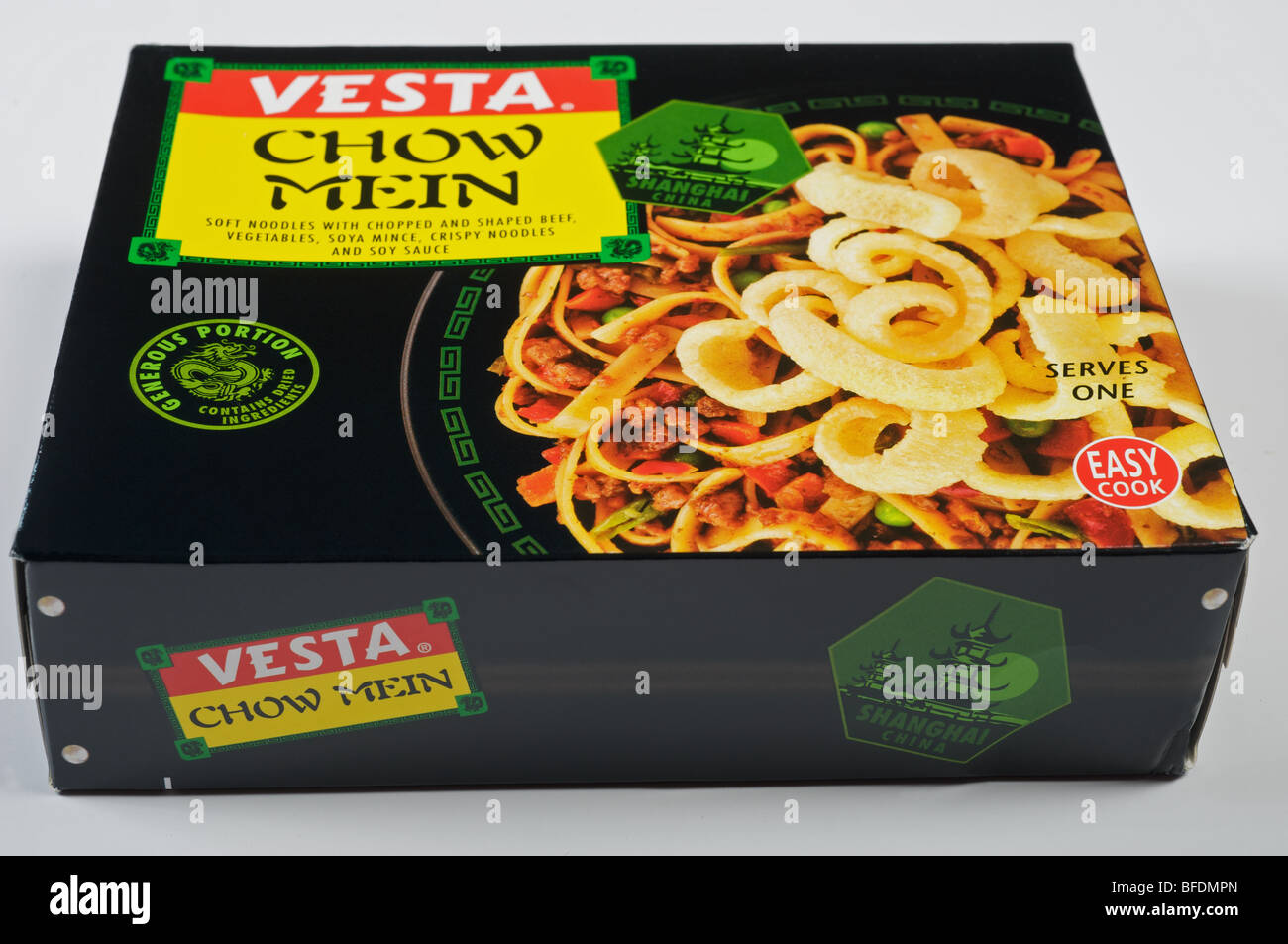 Vesta Chow Mein Fertiggerichte Stockfoto