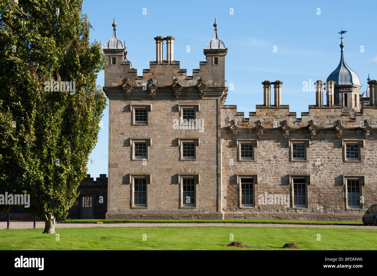 Etagen Burg Kelso Roxburghshire Schottland Design von William Adam mit Modifikationen von Vanbrugh und Playfair Stockfoto