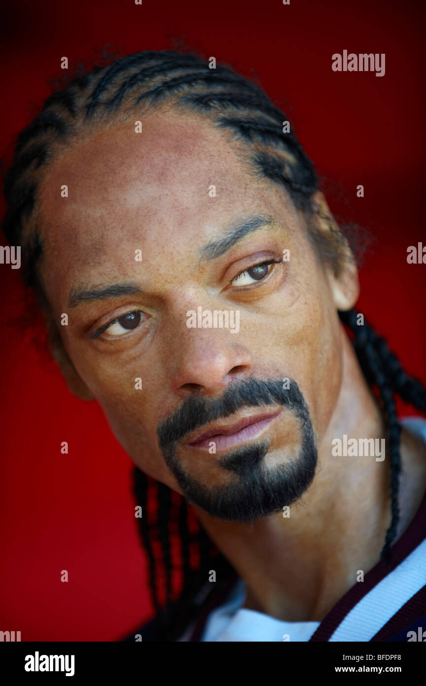 Snoop Dogg Wachs Modell Hollywood Kalifornien USA Stockfoto