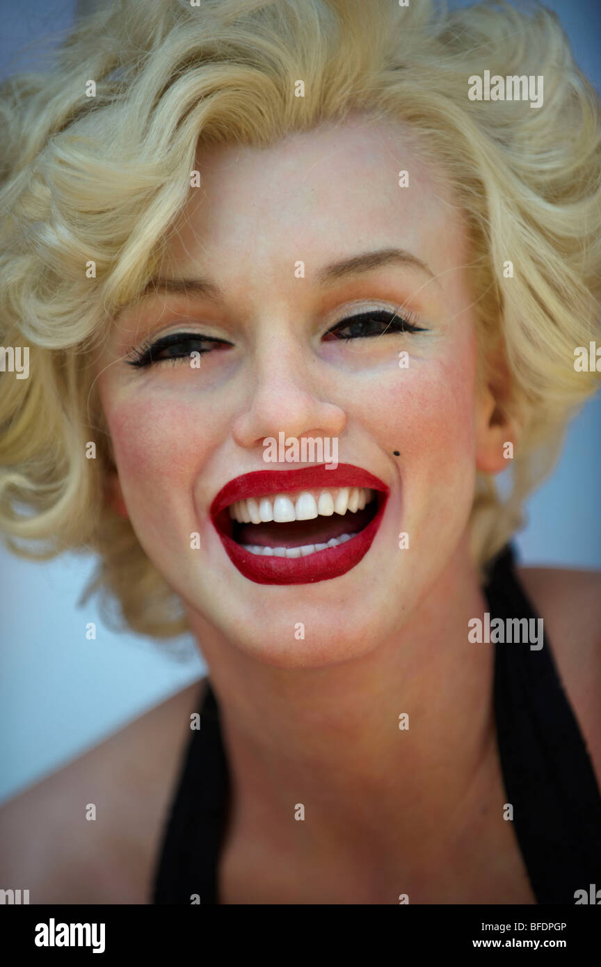 Marilyn Monroe Wachs Modell Hollywood Kalifornien USA Stockfoto