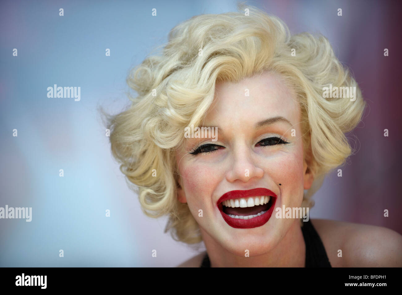 Marilyn Monroe Wachs Modell Hollywood Kalifornien USA Stockfoto