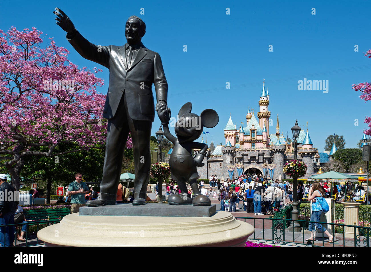Disneyland Kalifornien USA Stockfoto